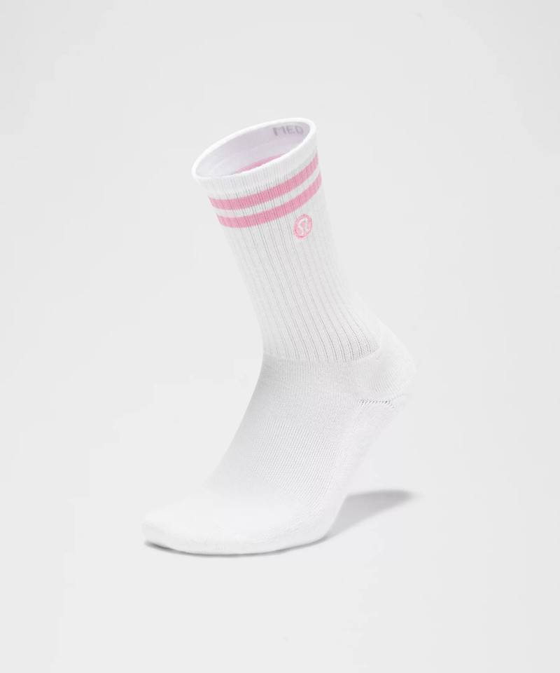 Unisex Daily Essential Crew Socks *Stripe 3