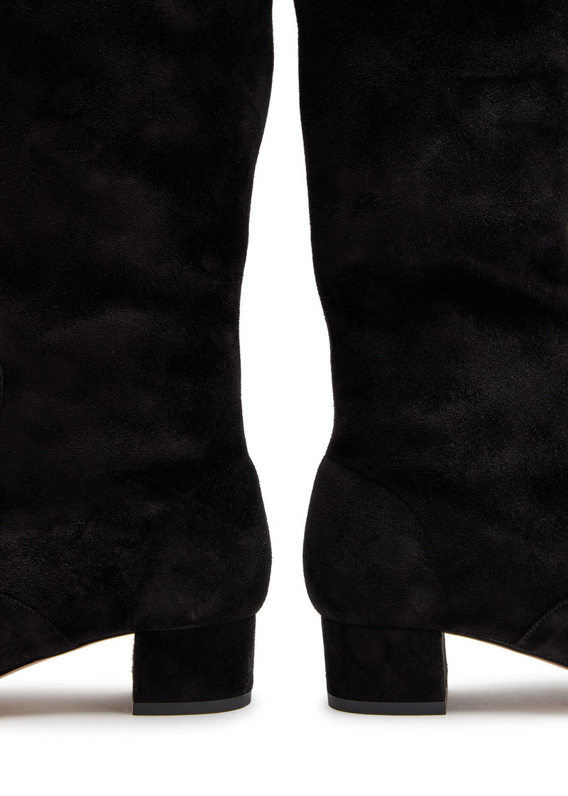 Aquazzura Remi 35 Suede Over-the-knee Boots 4
