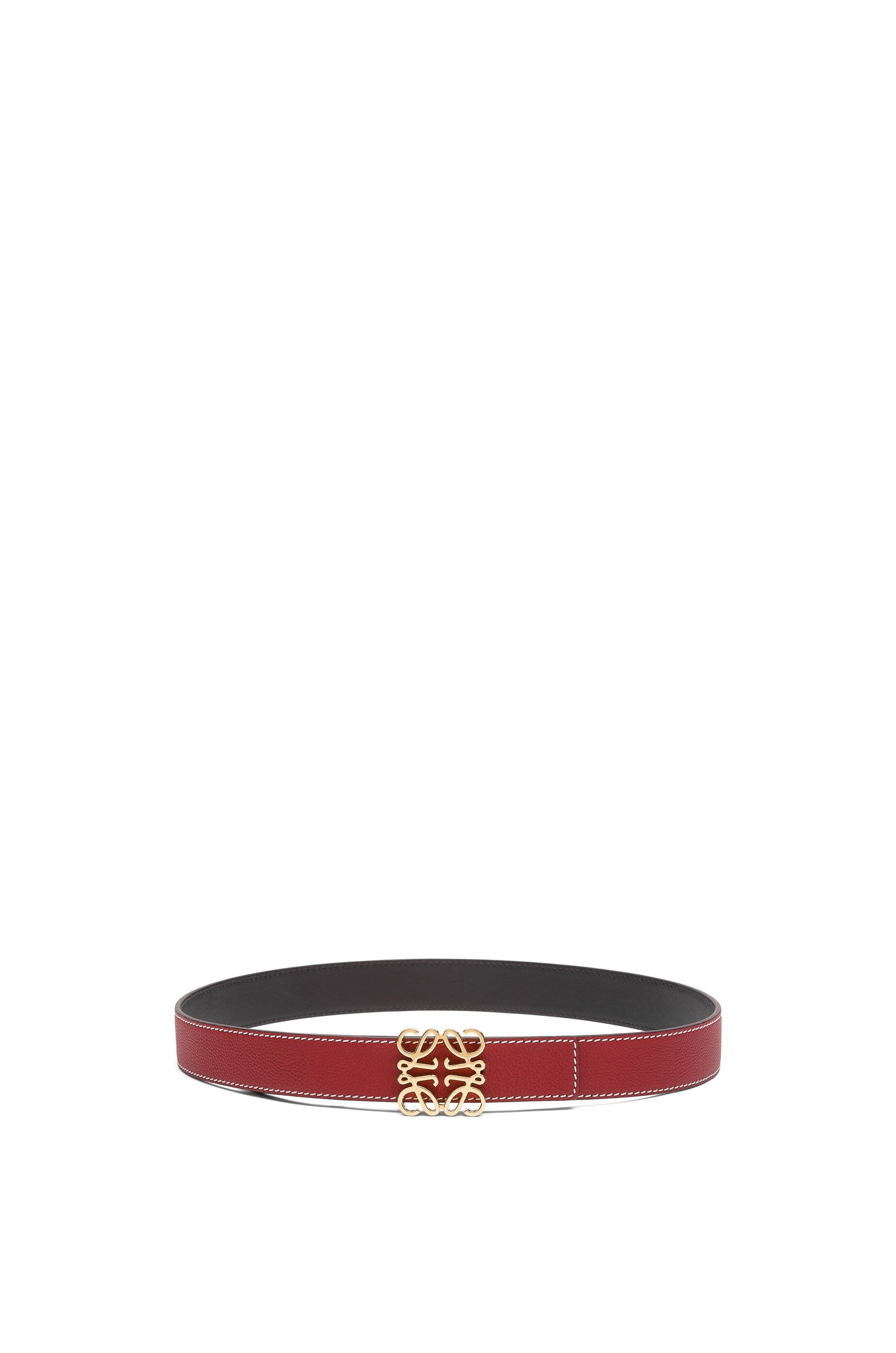 Anagram belt in soft grained calfskin - 1