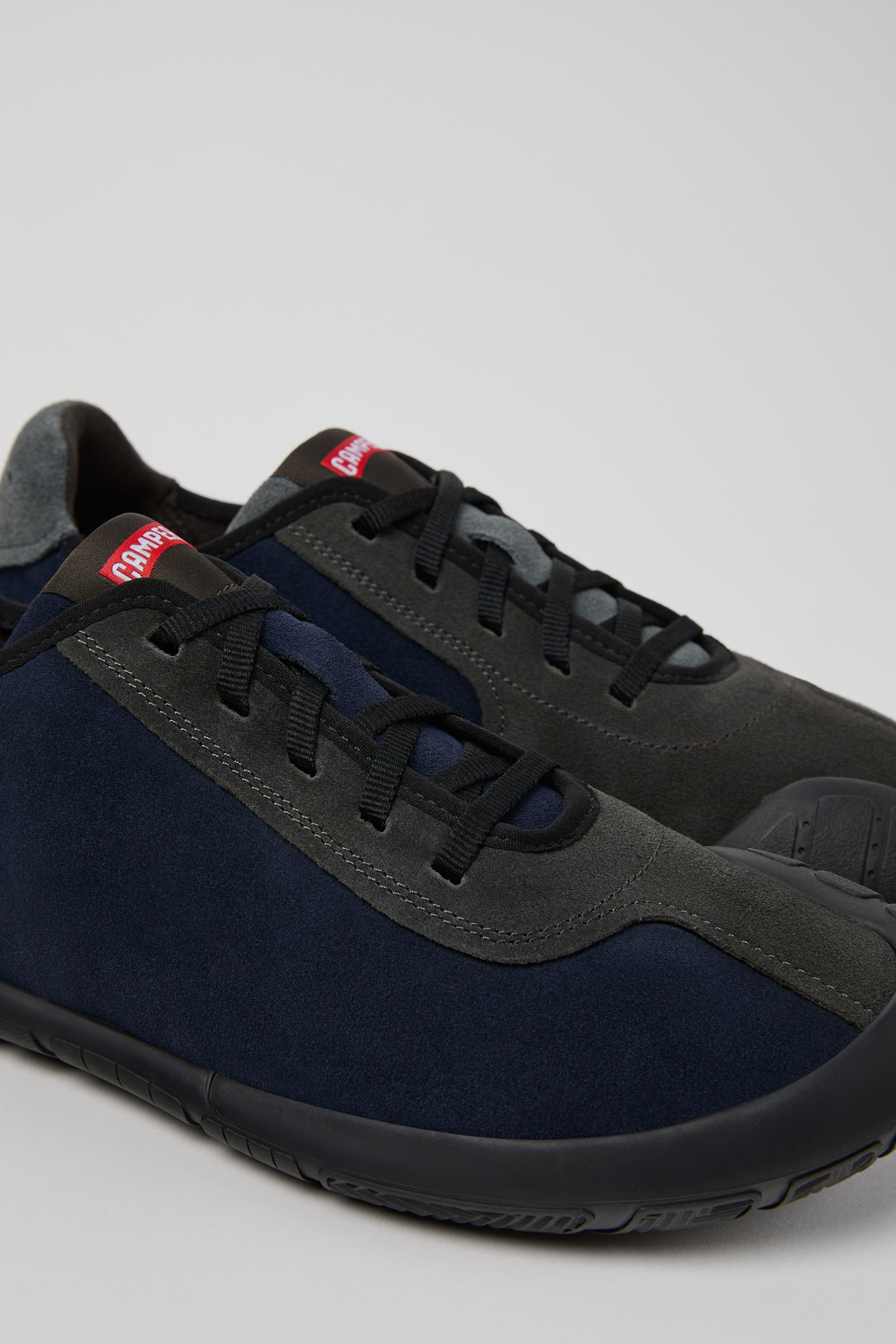 Multicolor Nubuck Sneakers for Men. - 2