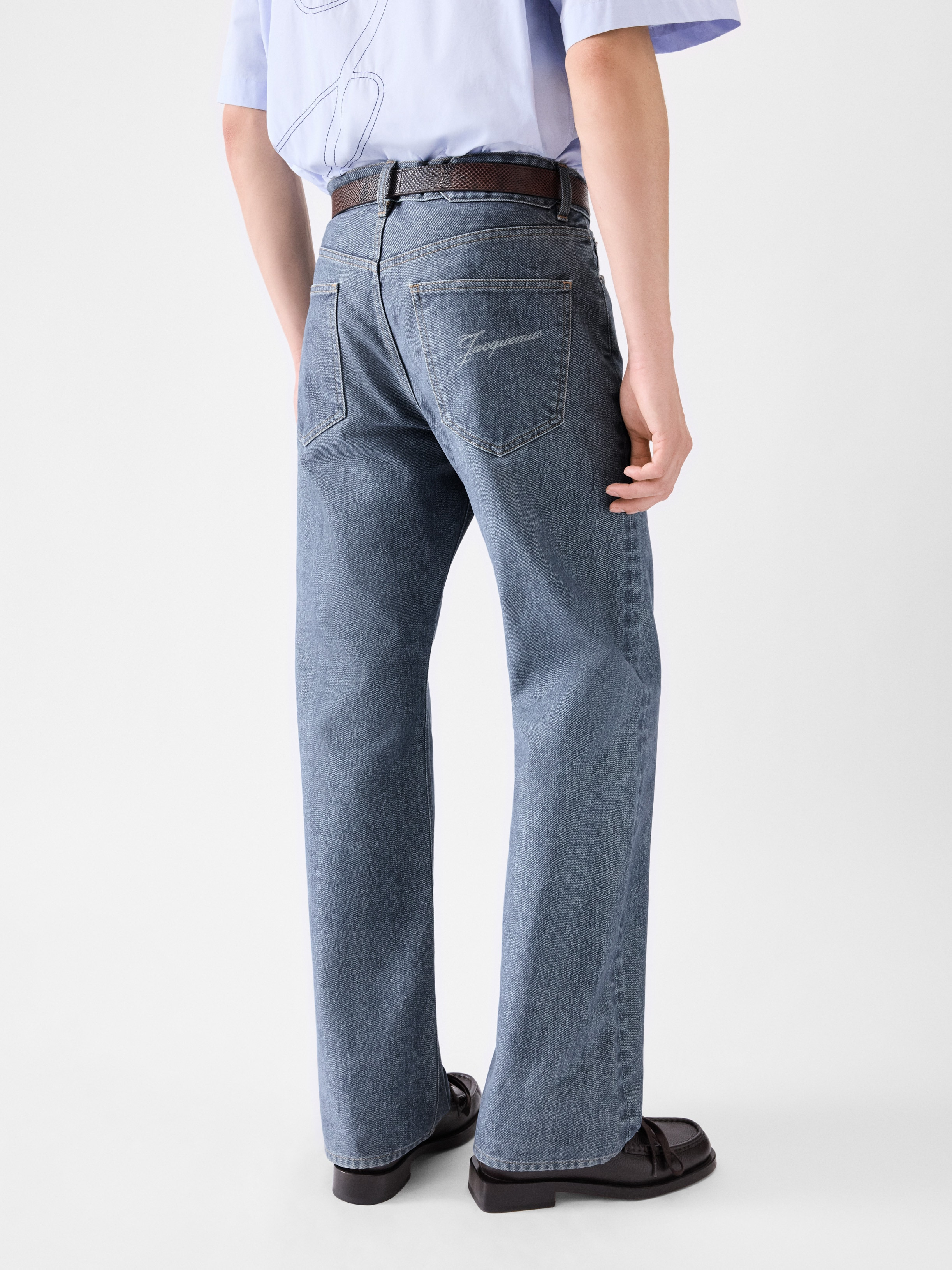 The straight de-Nîmes denim pants - 4