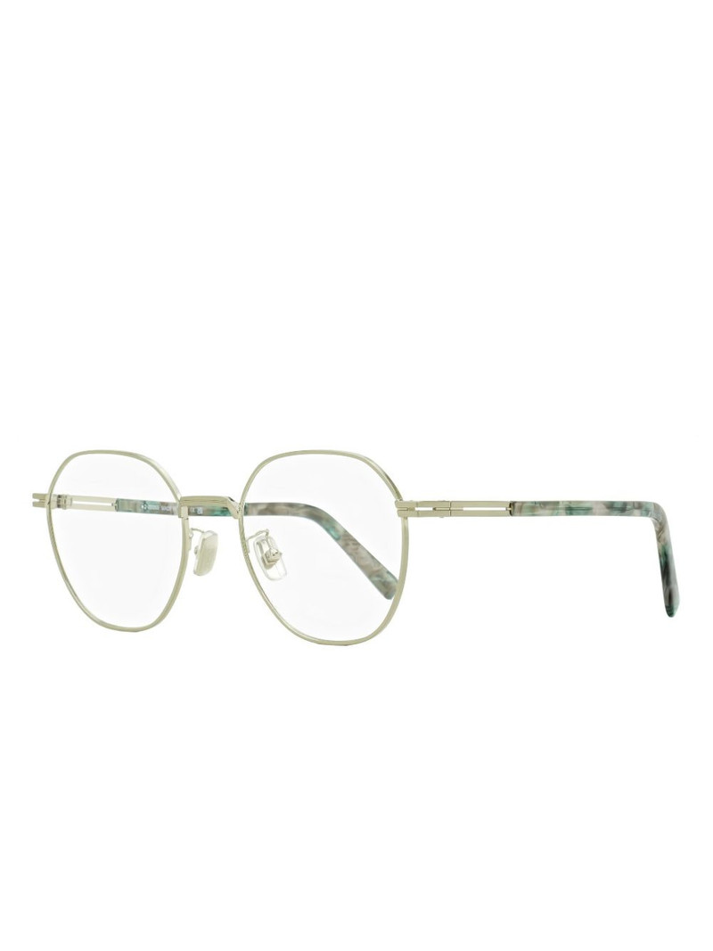 ZEGNA geometric single-bridge glasses outlook