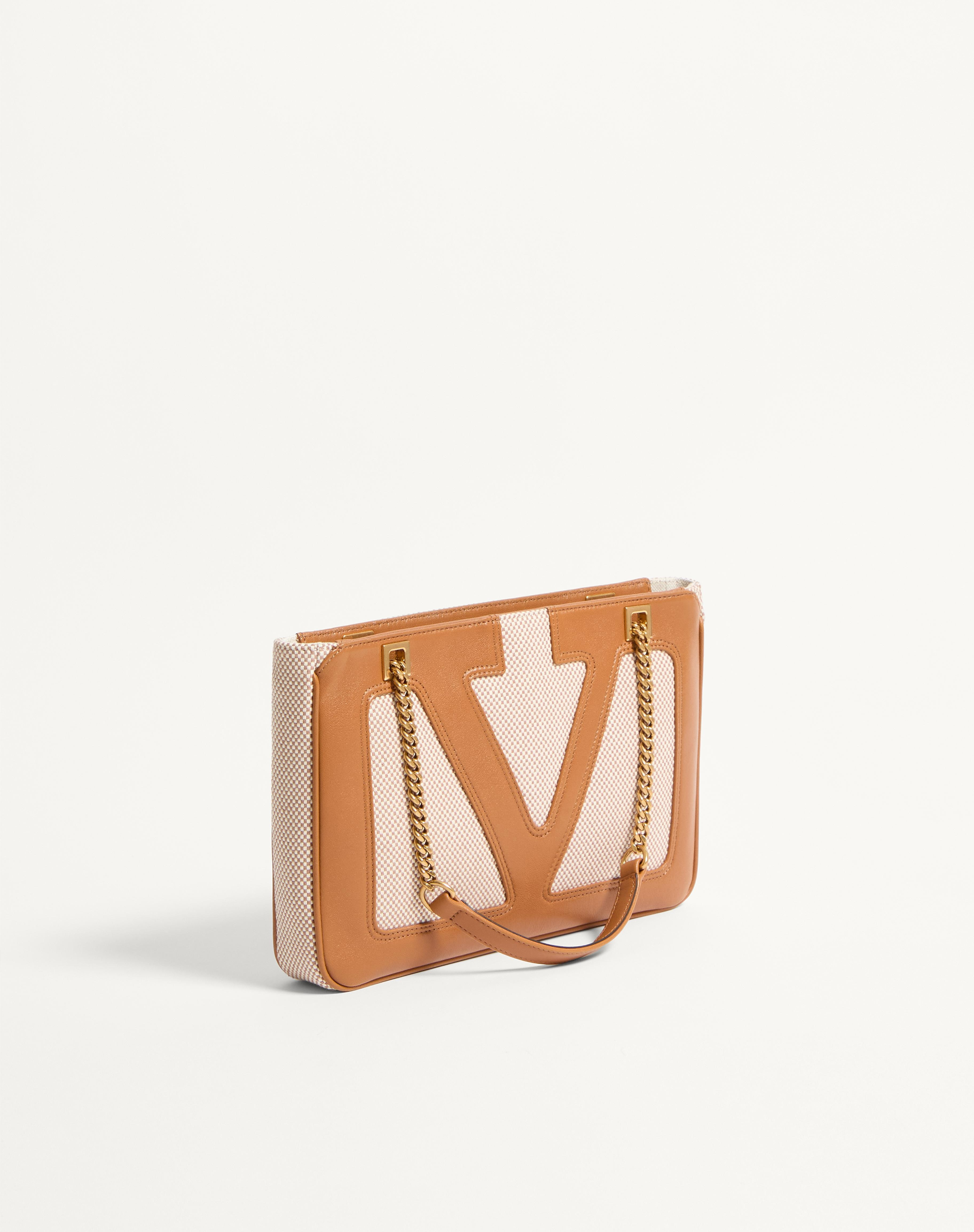 VALENTINO GARAVANI VIVA SUPERSTAR SMALL CANVAS SHOPPING BAG - 2