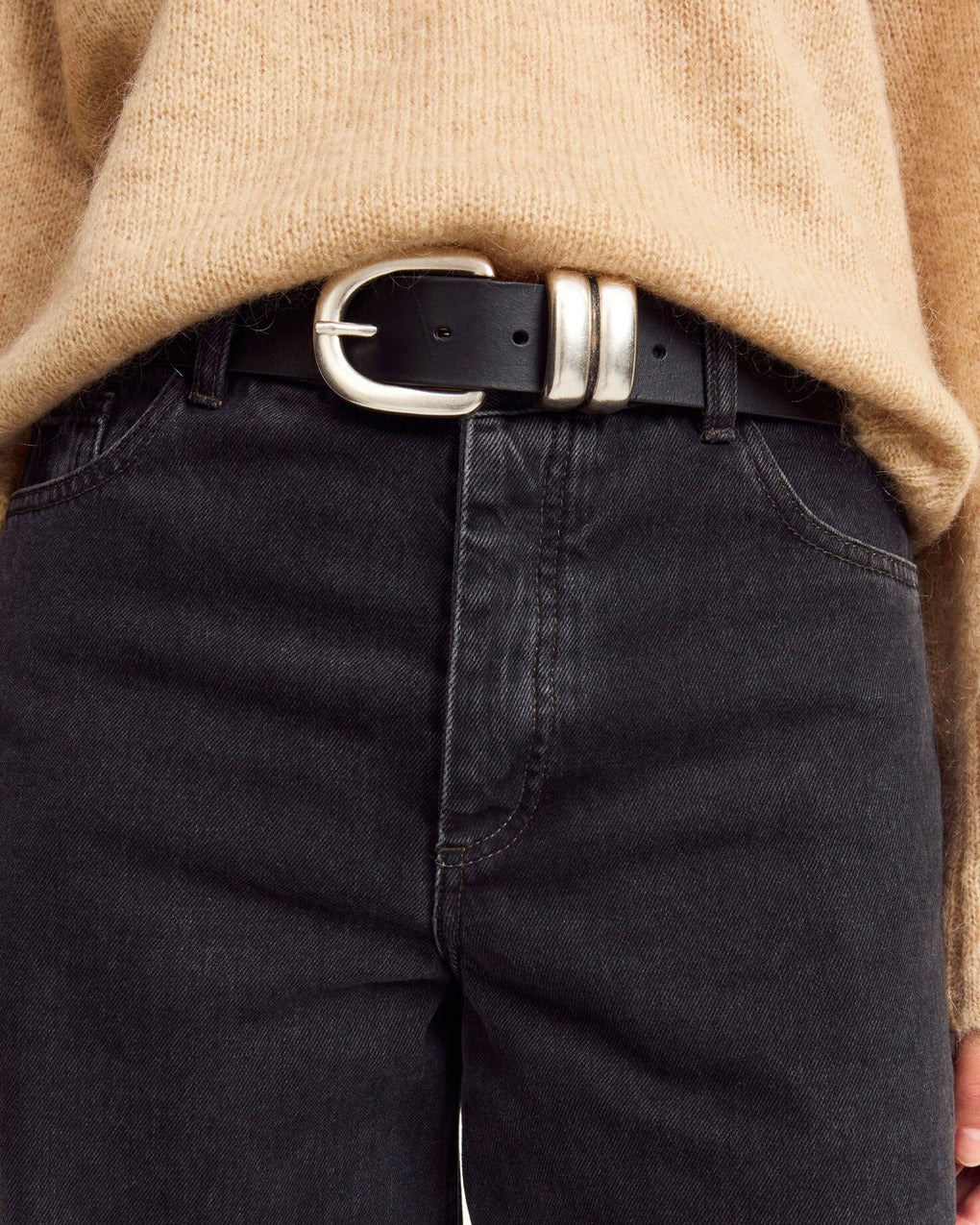Belt Zoira Leather Black ONESIZE - 2