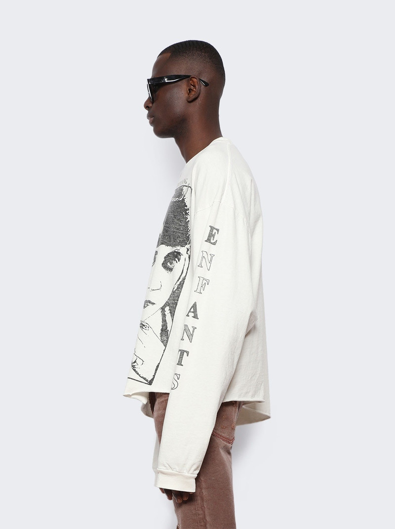 Academic Conditioning Long Sleeve T-Shirt Faded Ivory and Black 4