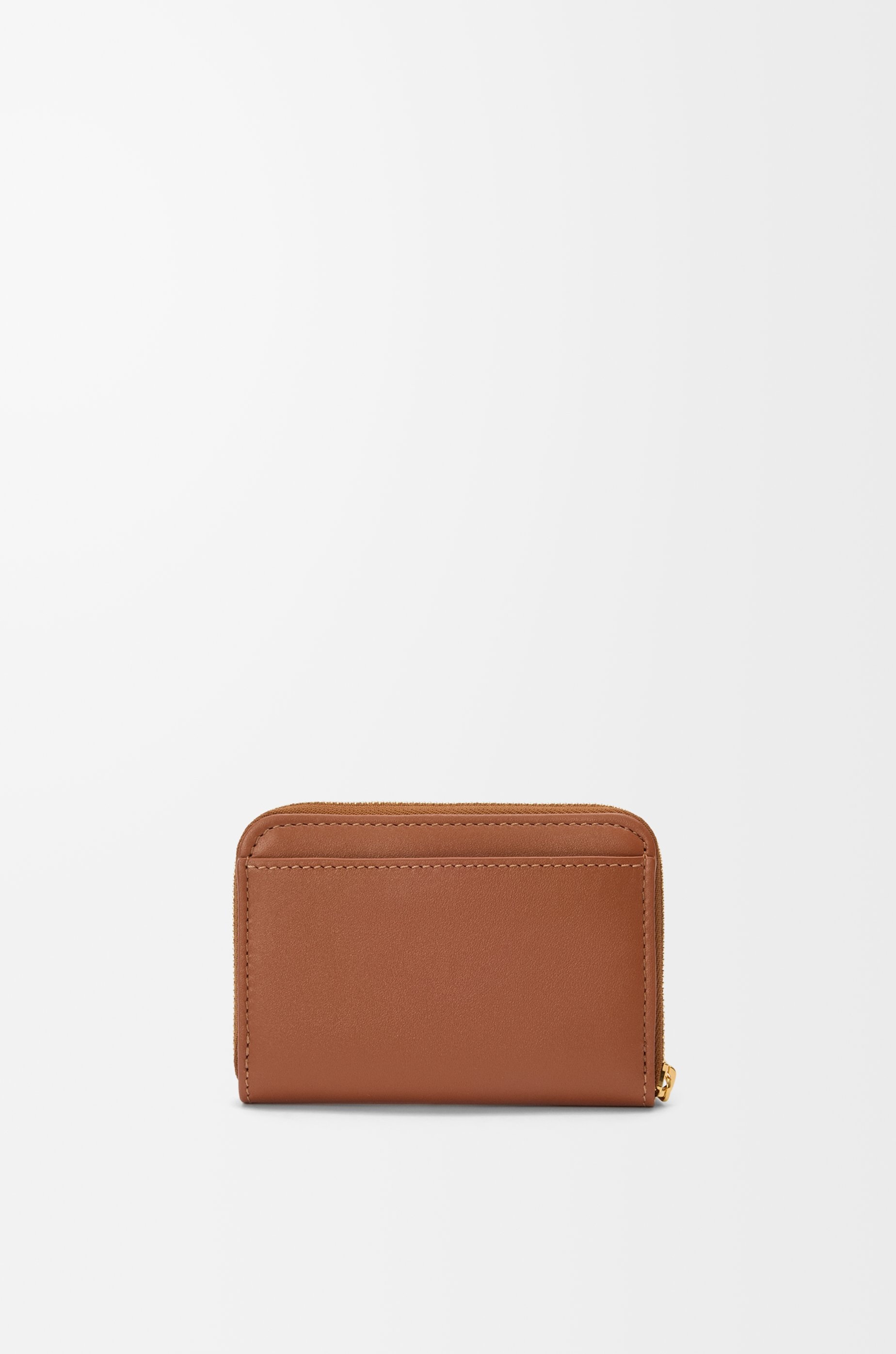 Zipped coin purse in shiny nappa calfskin - 4