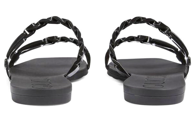 (WMNS) Gucci Rubber Slide Sandal 'Black' 624731-J8700-1000 - 5
