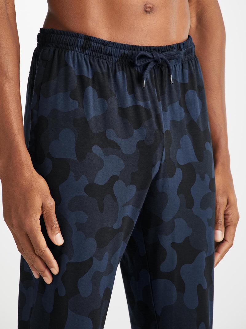 Men's Track Pants London 11 Micro Modal Navy 5