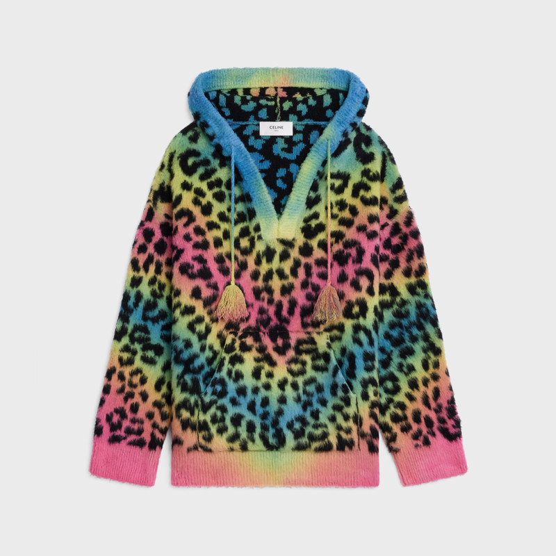 oversized baja in leopard print brushed cotton 1