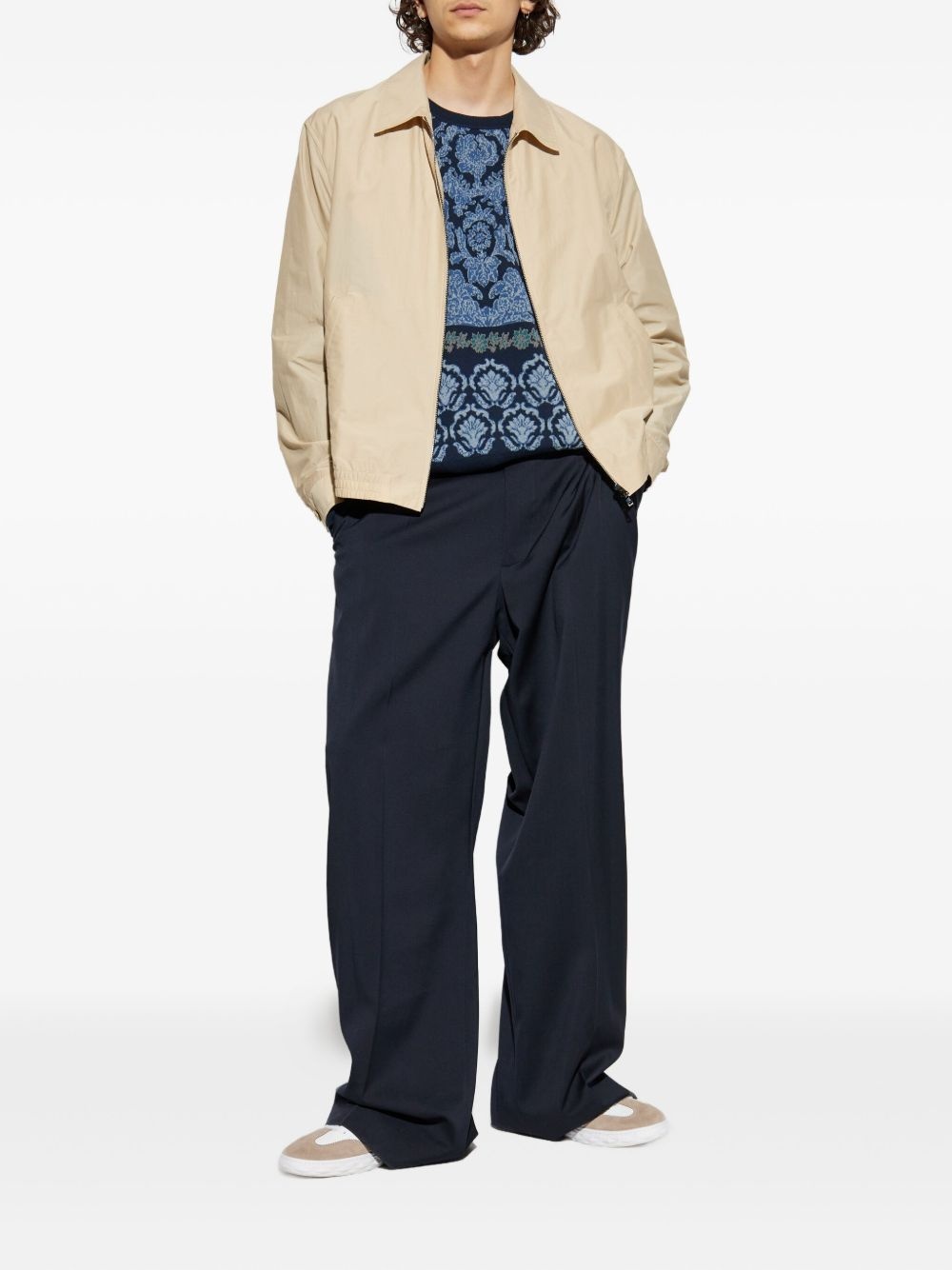 floral-pattern sweater - 2