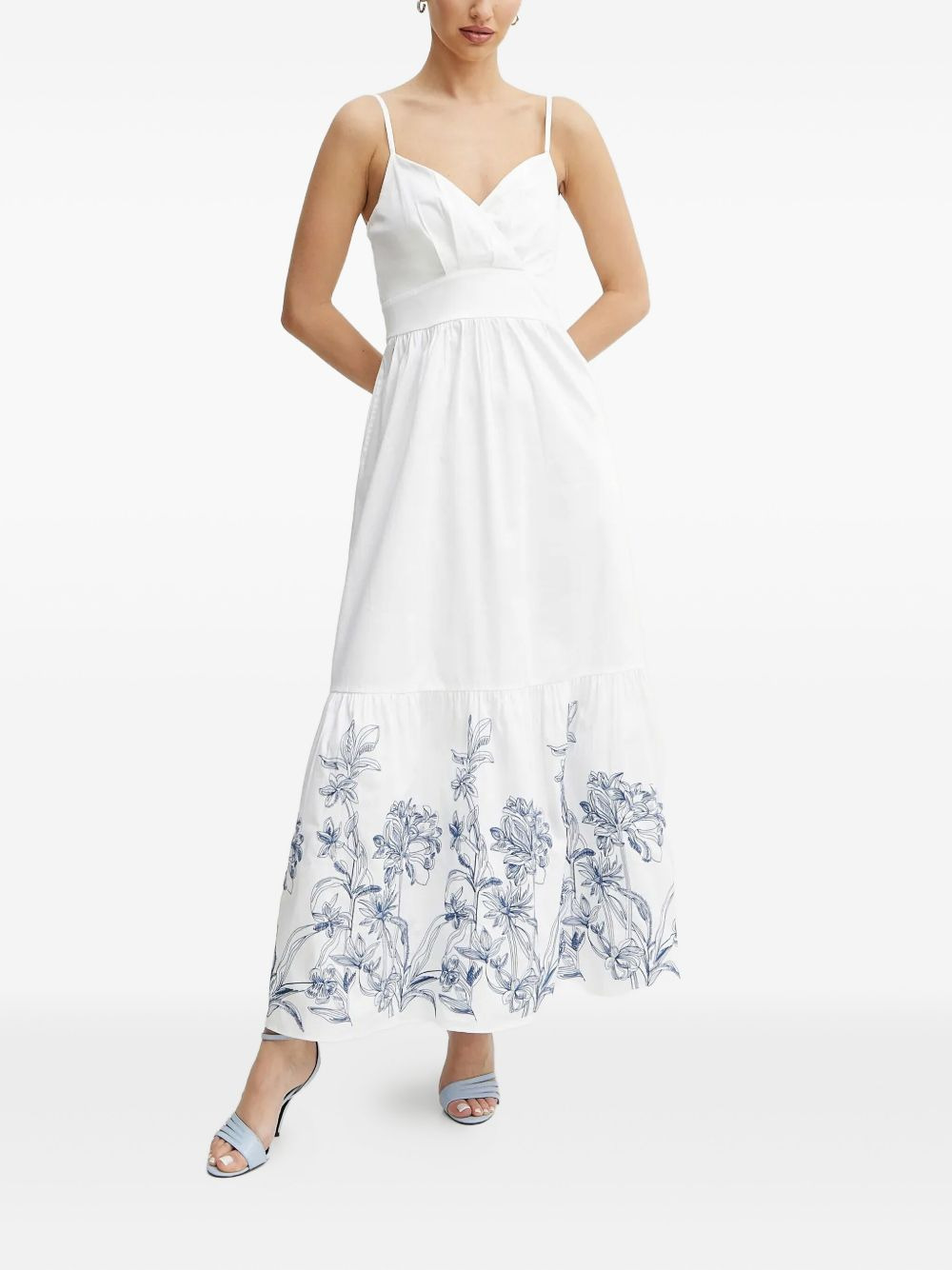 floral-print maxi dress - 2