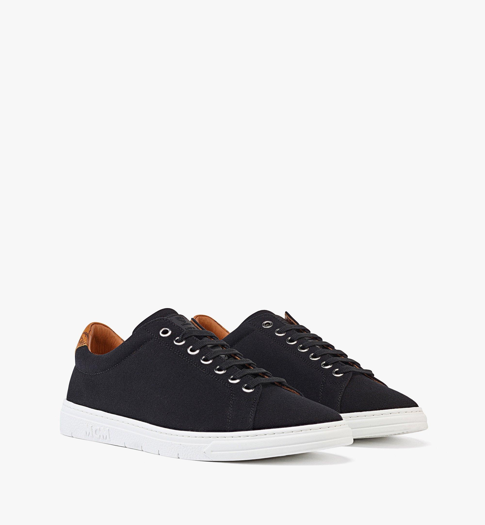Men’s MCM Essentials Terrain Lo Sneakers in Organic Cotton Canvas - 1
