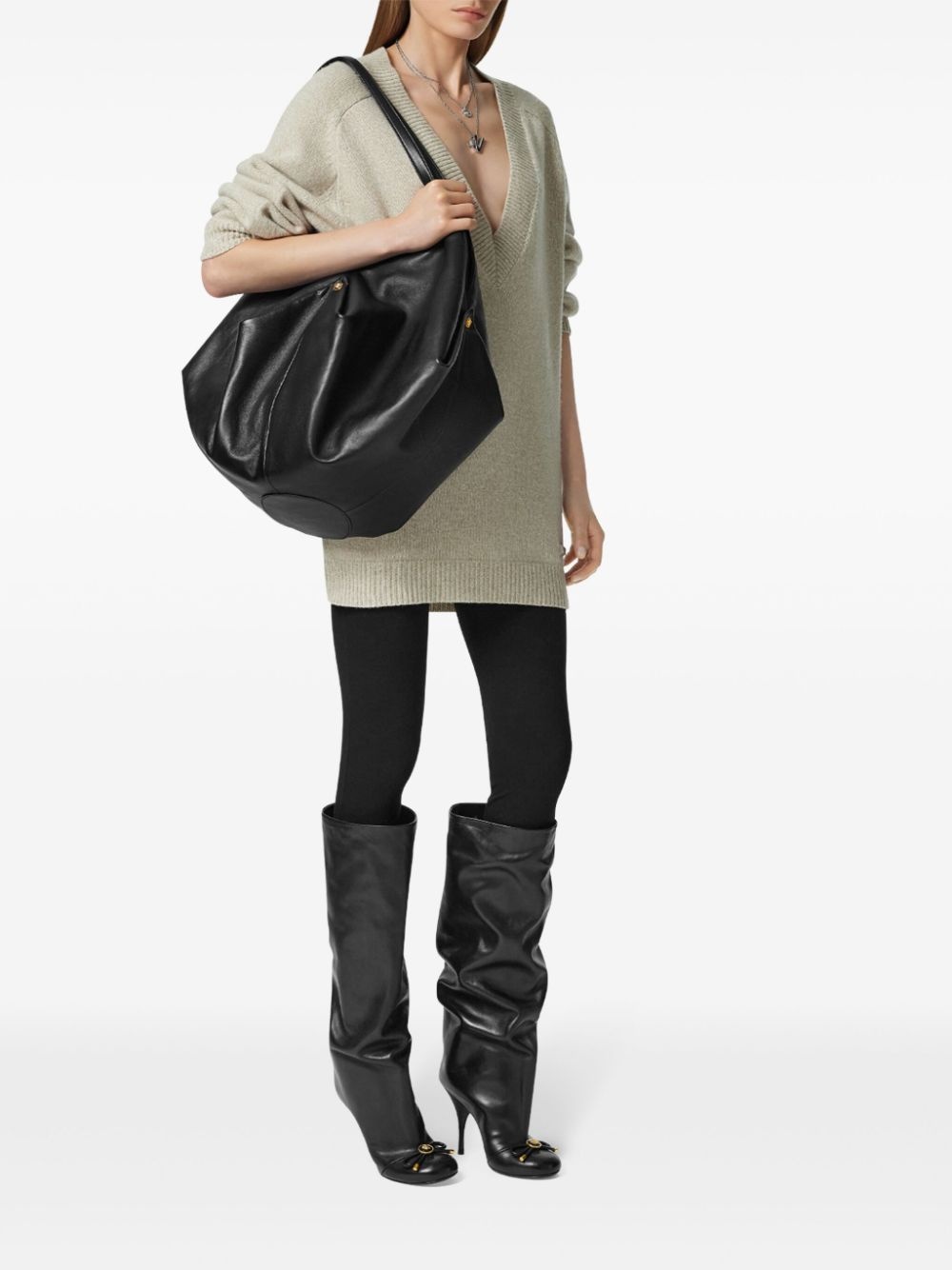 leather shoulder bag - 2