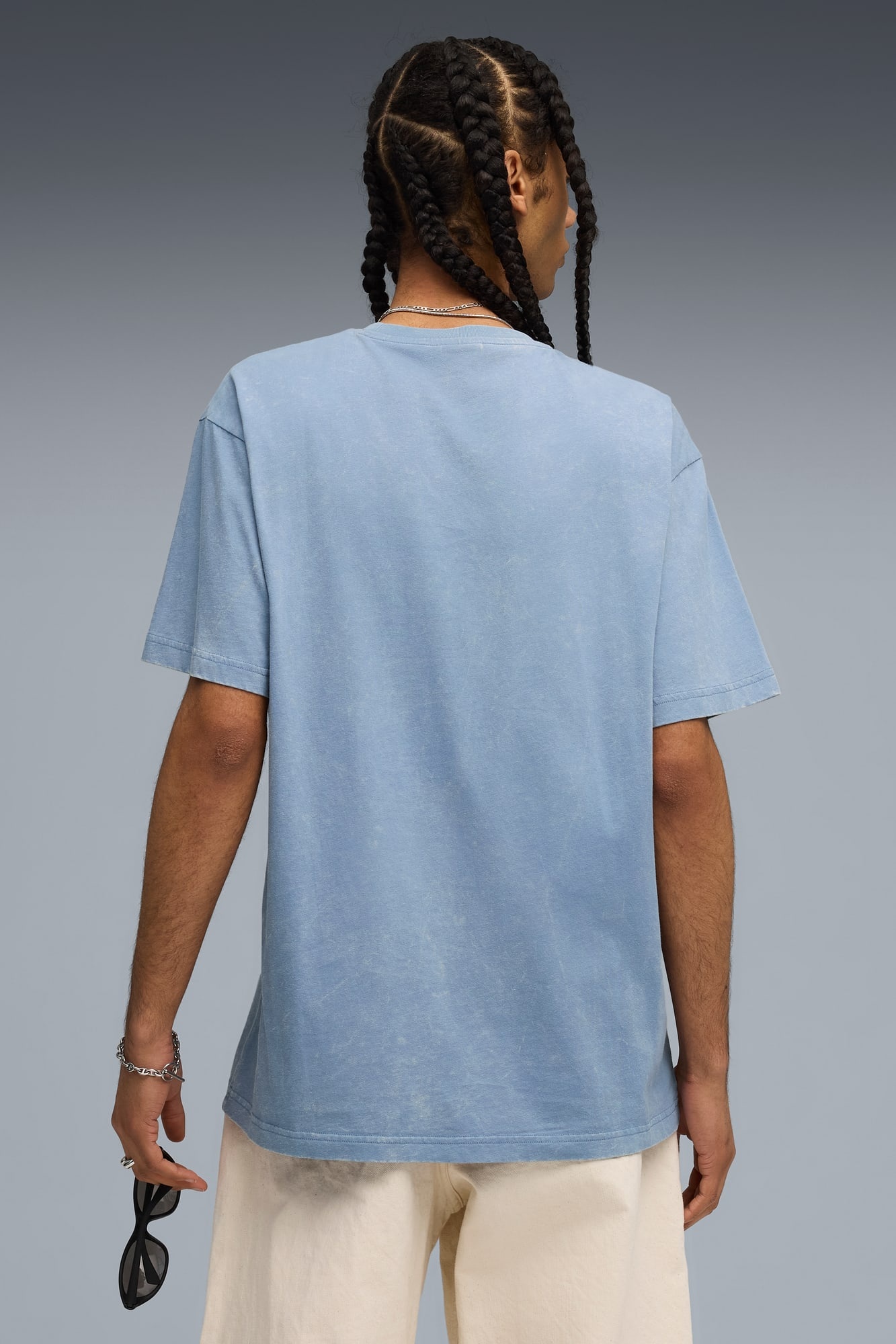 Graphic Relaxed Washed Tee Men - 4