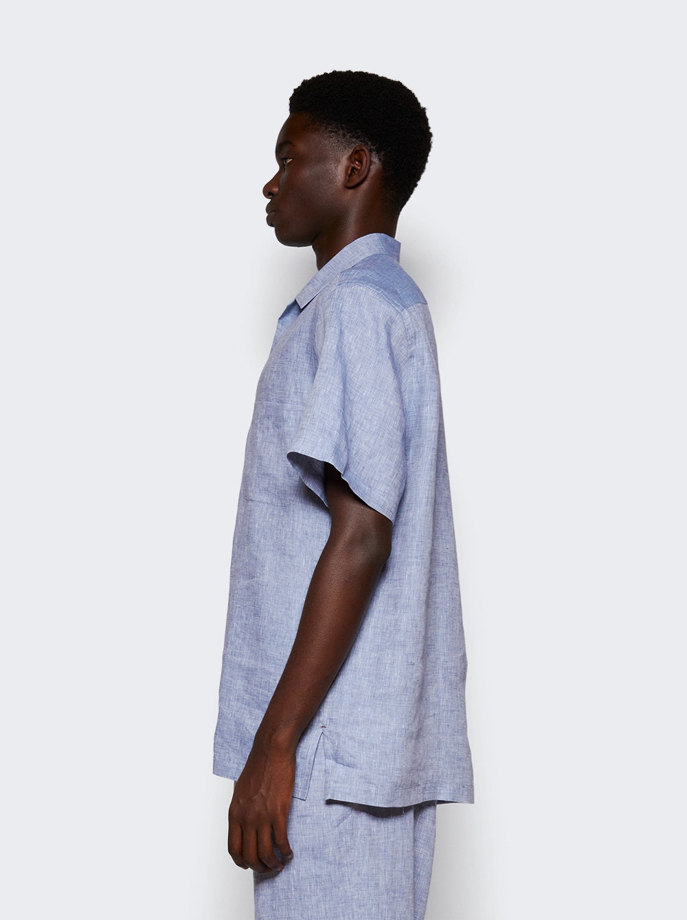 Tindaro Solaire Shirt Pale Blue Indigo - 4