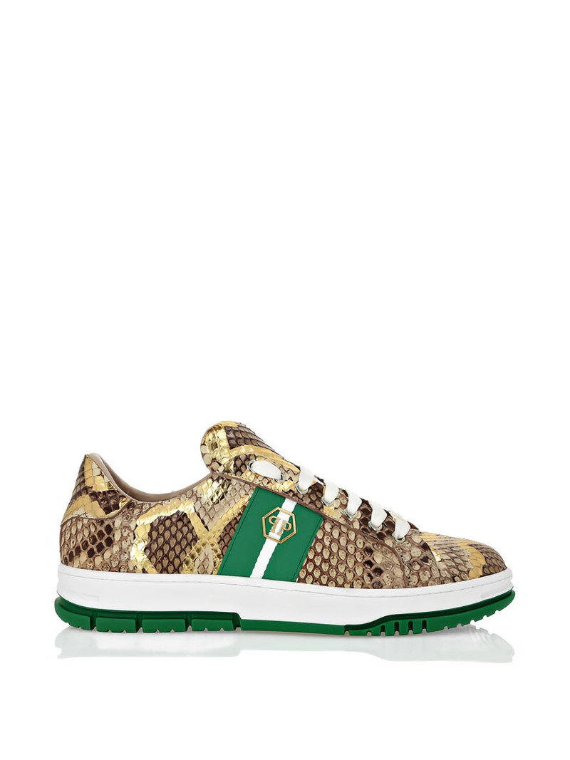 python-leather sneakers 1