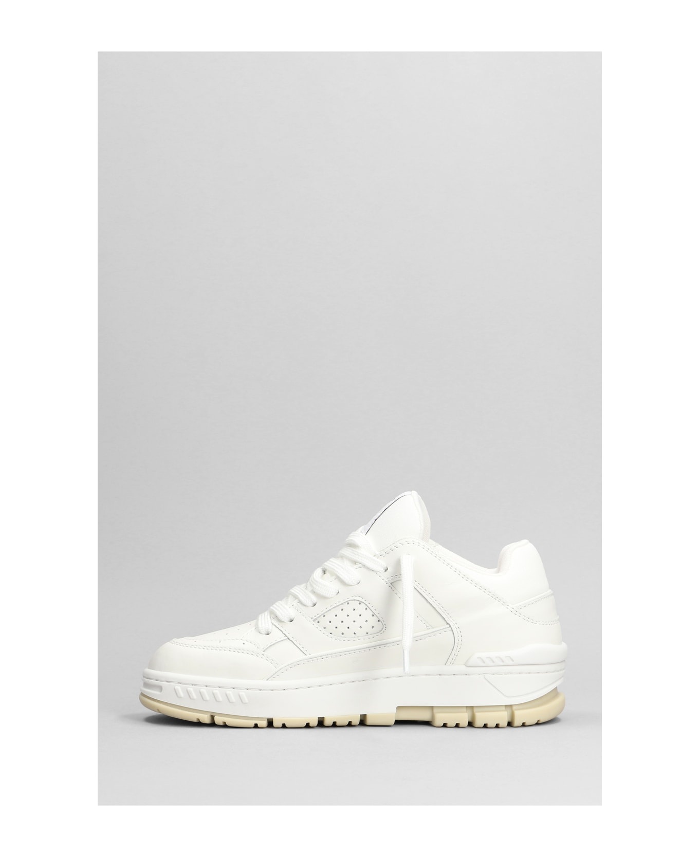 Area Lo Sneakers In White Leather - 3
