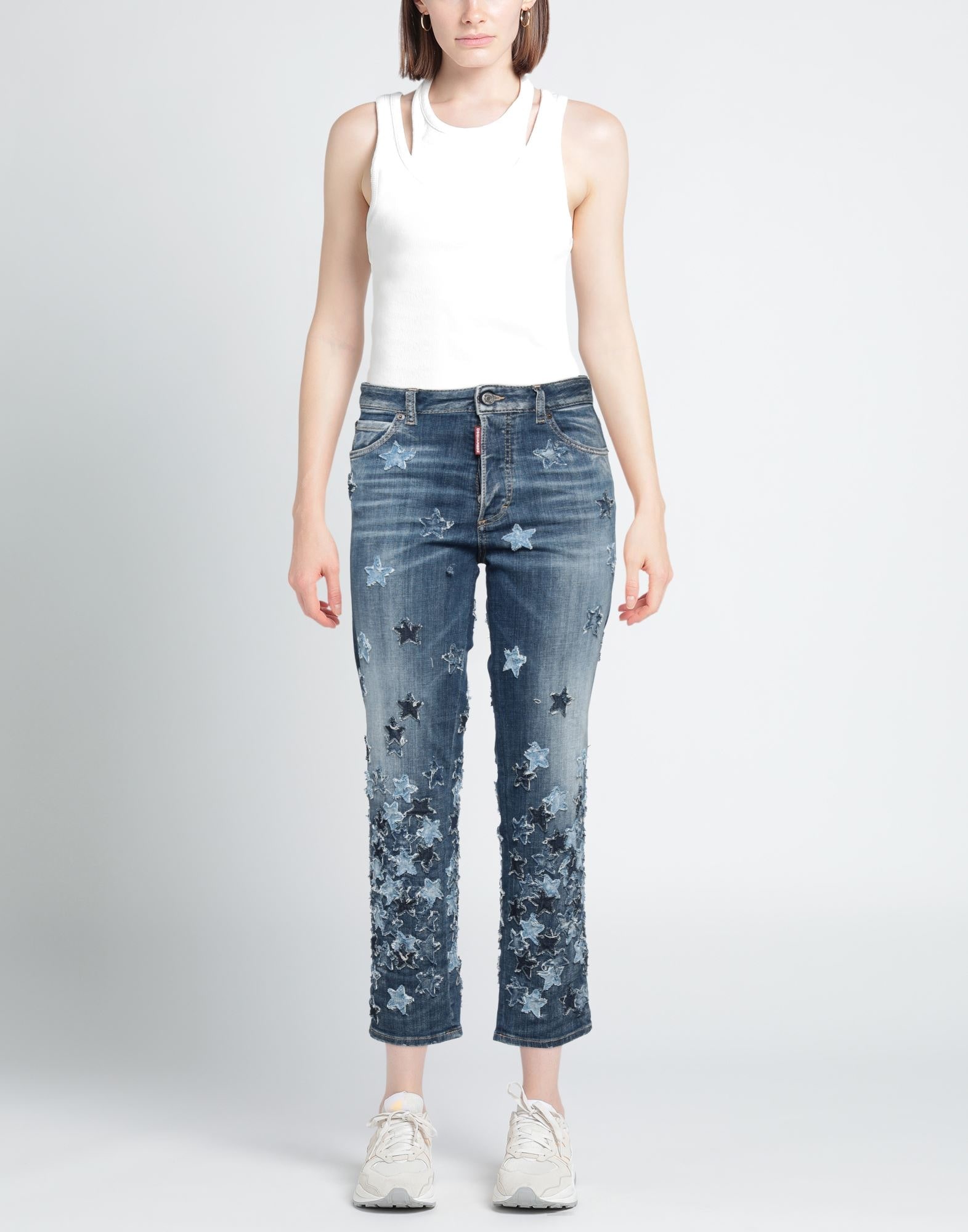 Blue Women's Denim Pants - 2