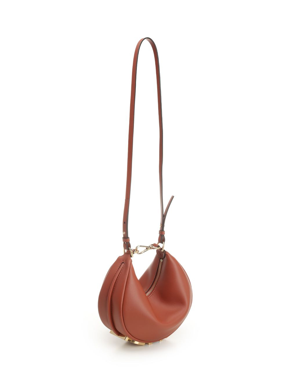 Mini Fendigraph Vit.Grace Matt Handbags Brown - 2