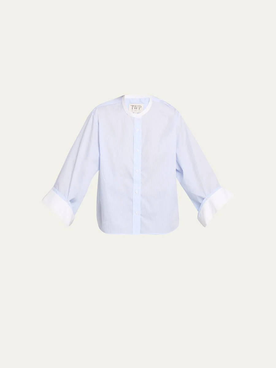 Beau Striped Button-Front Shirt - 1