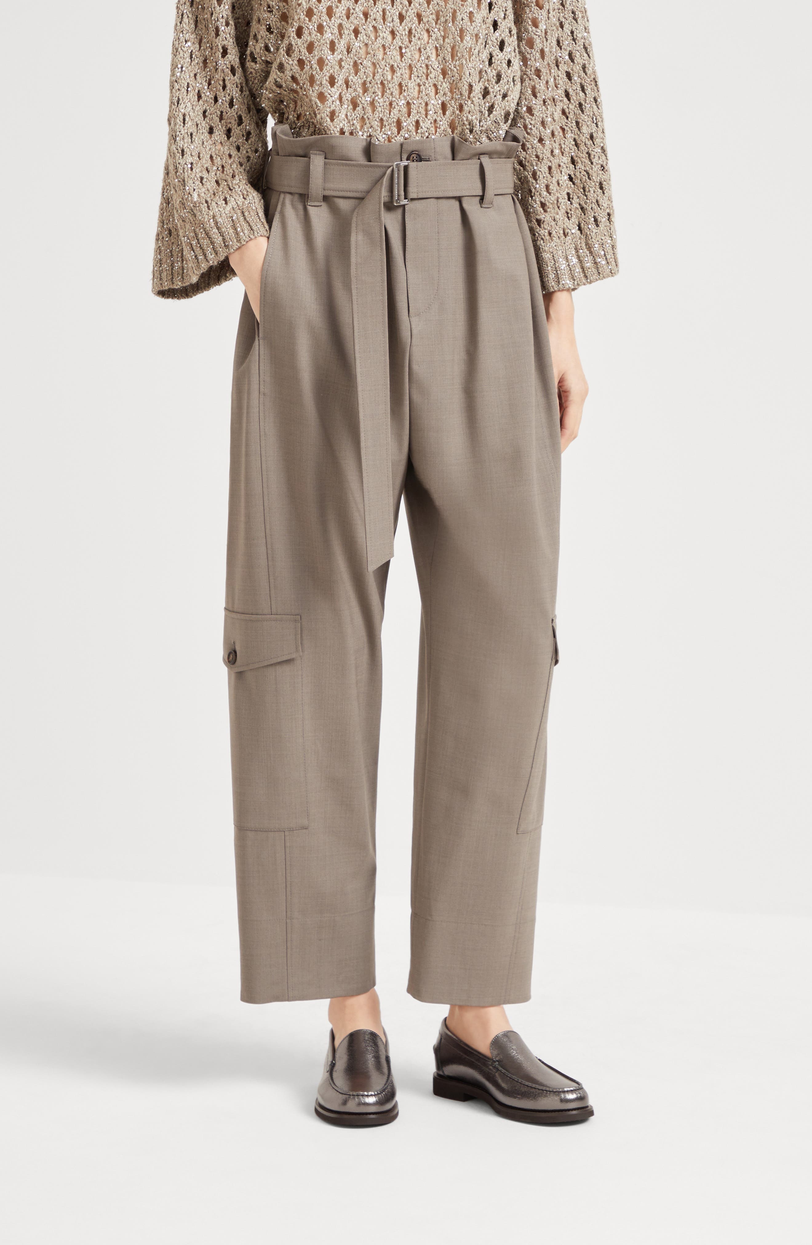Brunello Cucinelli Utility trousers in Mud at Nordstrom - 2