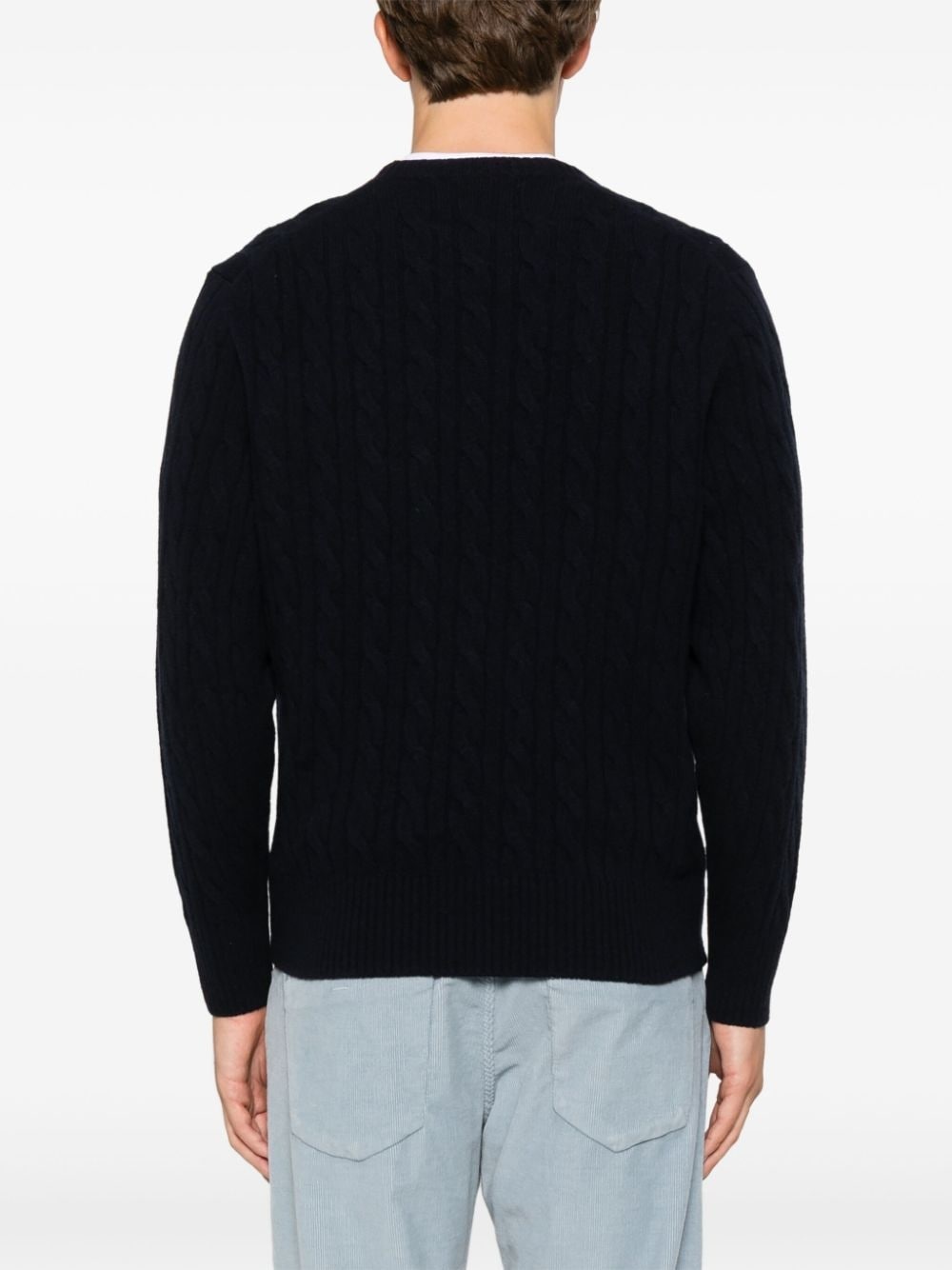 cable-knit sweater - 4