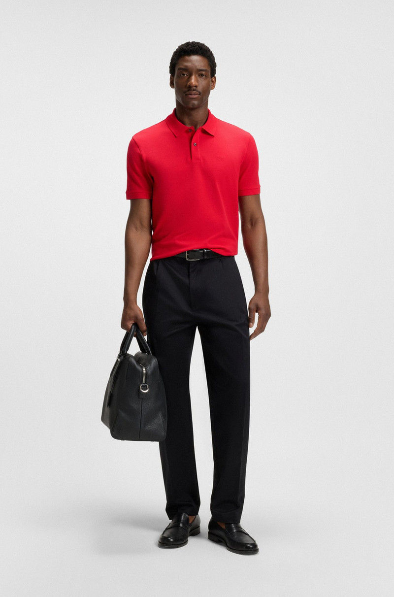 BOSS PALLAS REGULAR-FIT POLO SHIRT IN COTTON WITH EMBROIDERED LOGO outlook