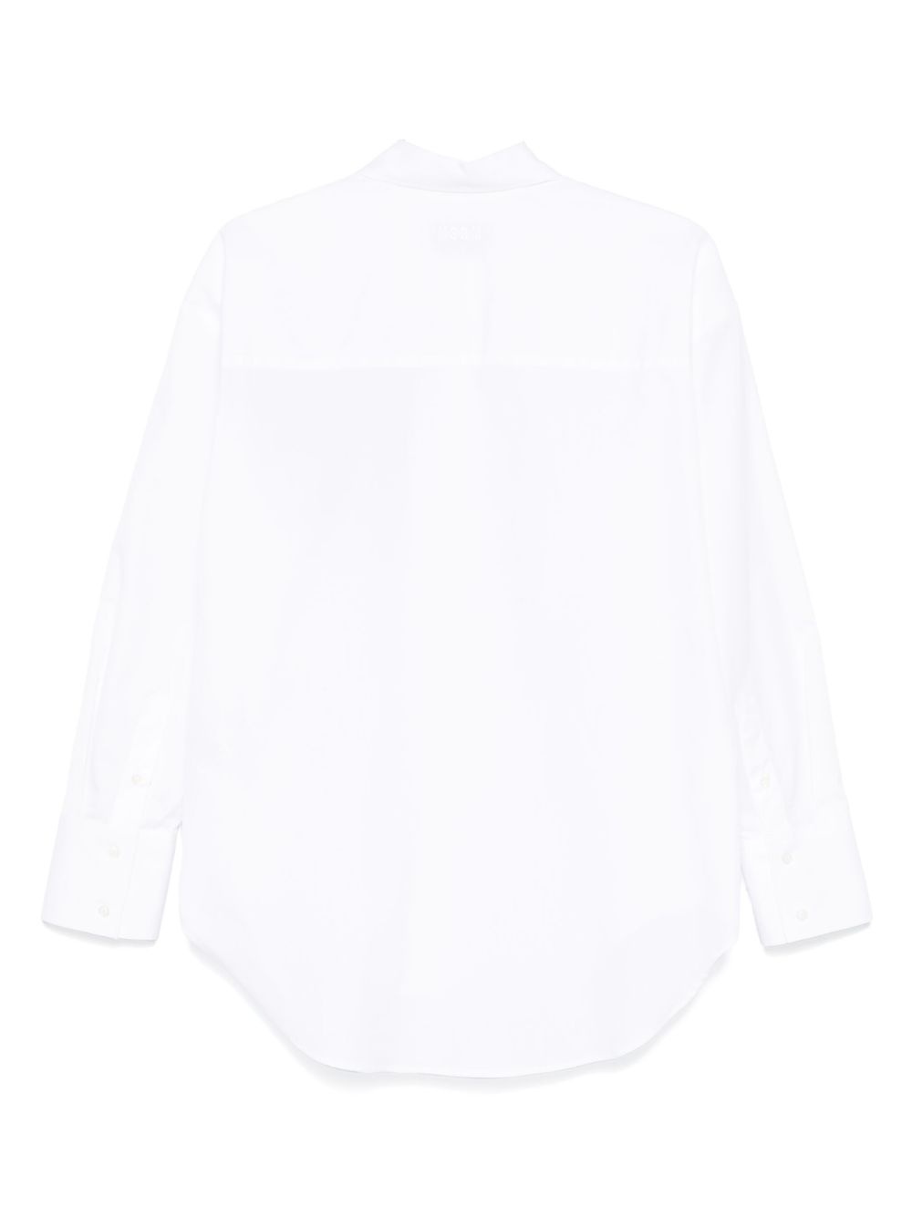 floral-appliqué shirt - 2