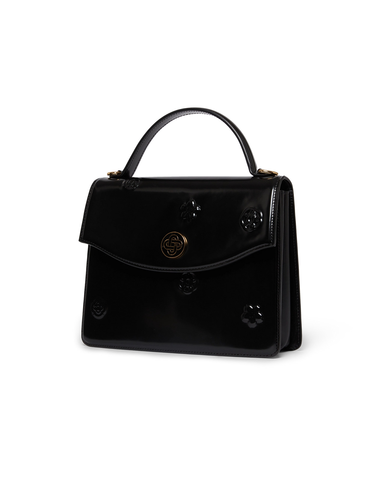 Black Emblems Jeanne Bag | Casablanca Paris - 2