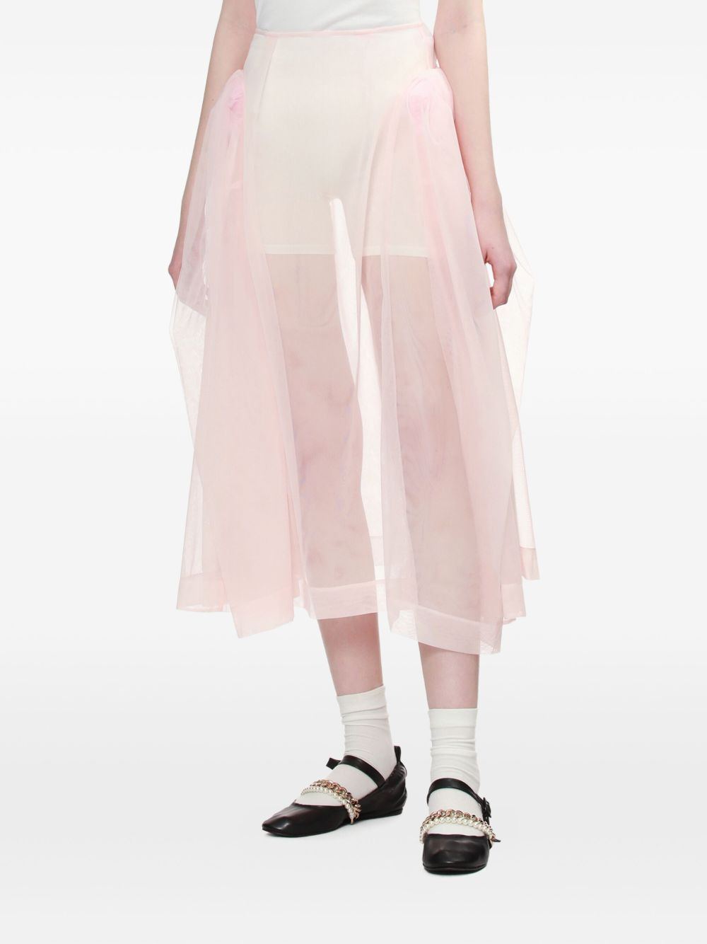 sheer skirt - 3