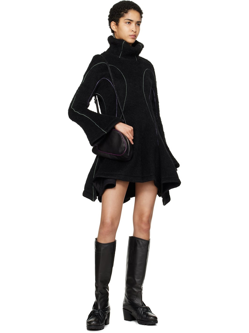 Kiko Kostadinov Black Knotted Riding Boots outlook