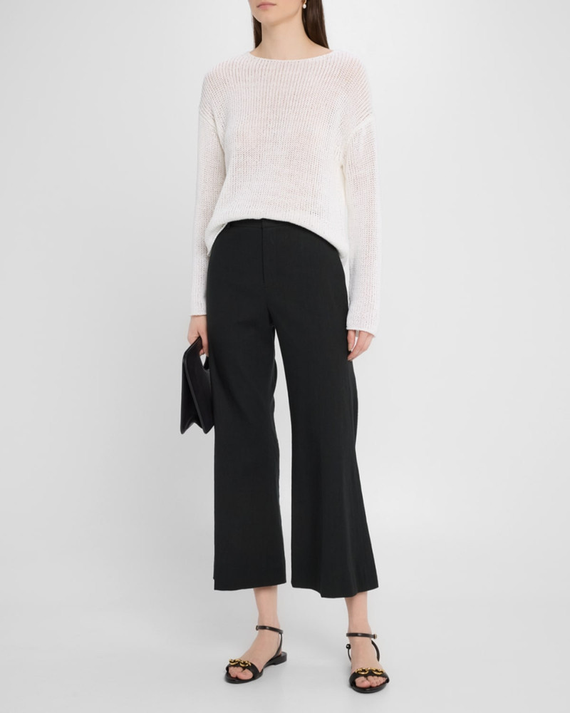 Vince Mid-Rise Cropped Flare Trousers outlook