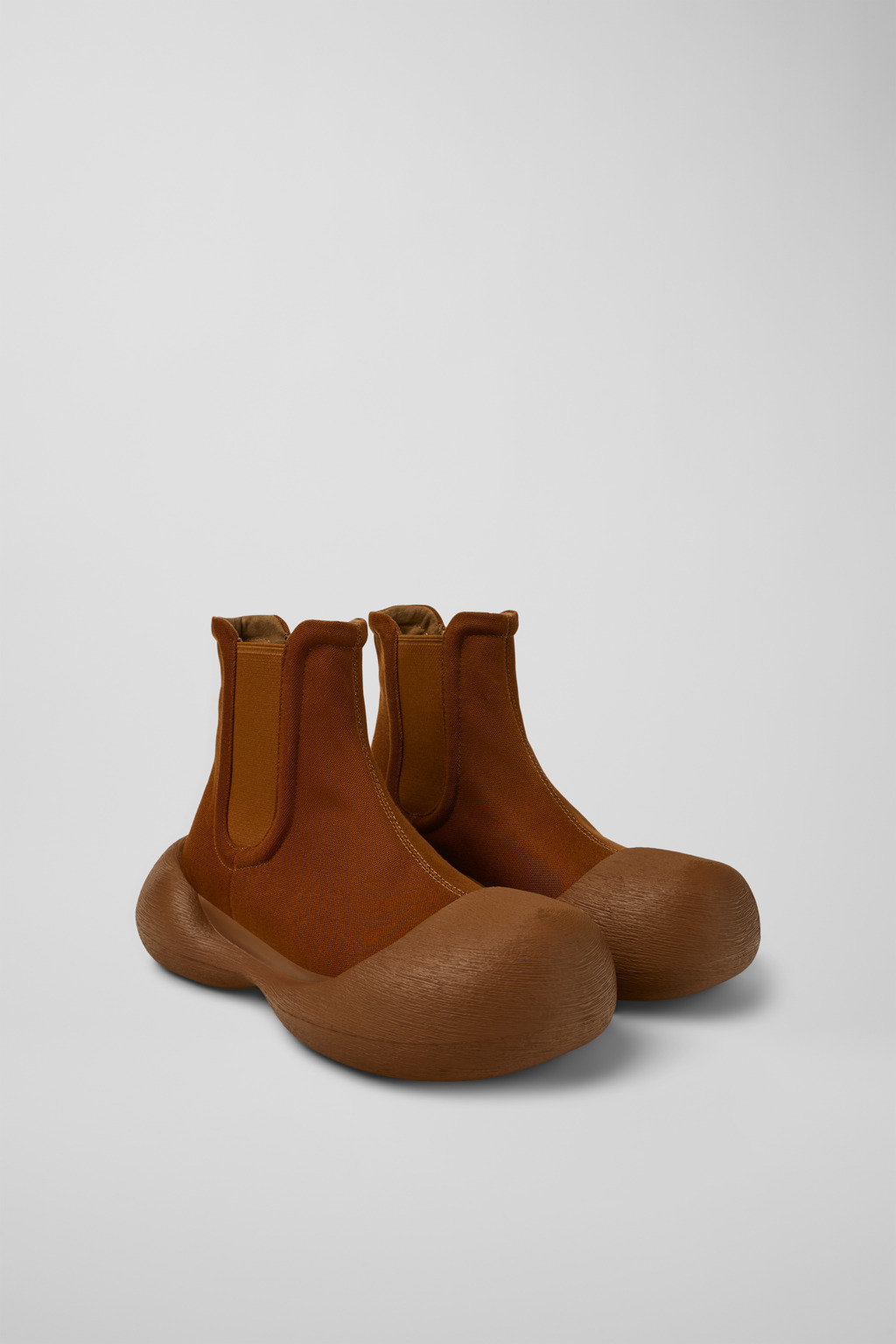 Brown TENCEL® Lyocell Ankle Boots - 2