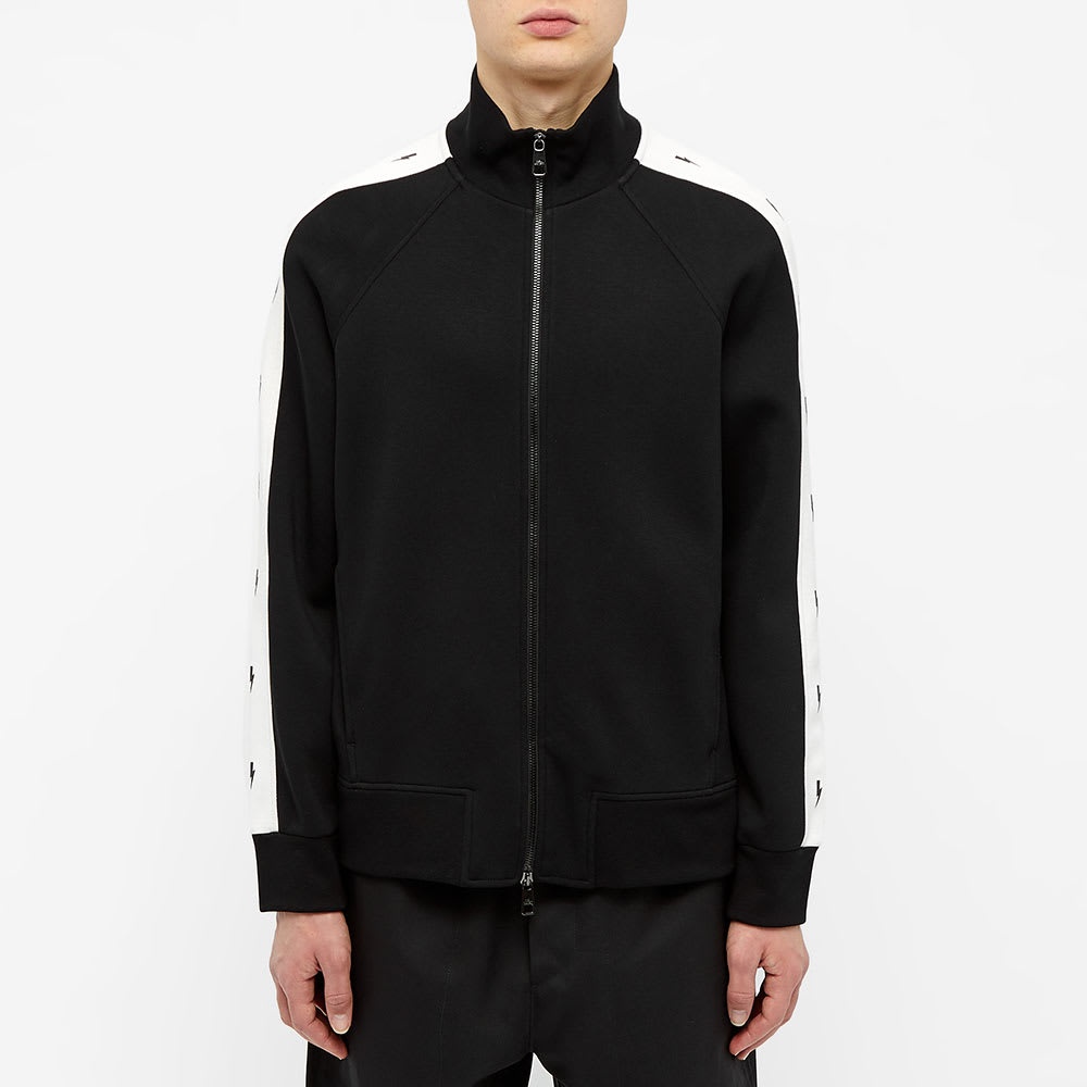 Neil Barrett Lightning Bolt Taped Track Jacket - 4