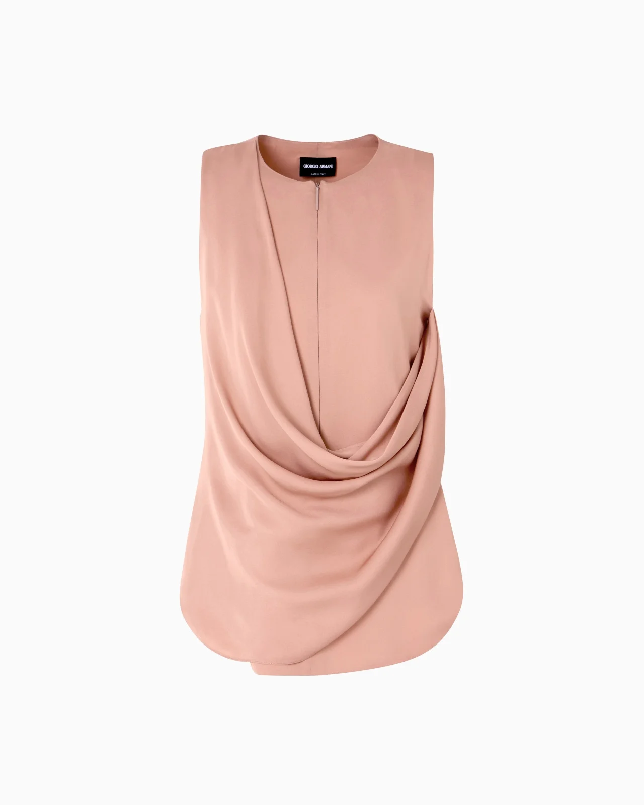 TOP IN SILK DOUBLE GEORGETTE - 1