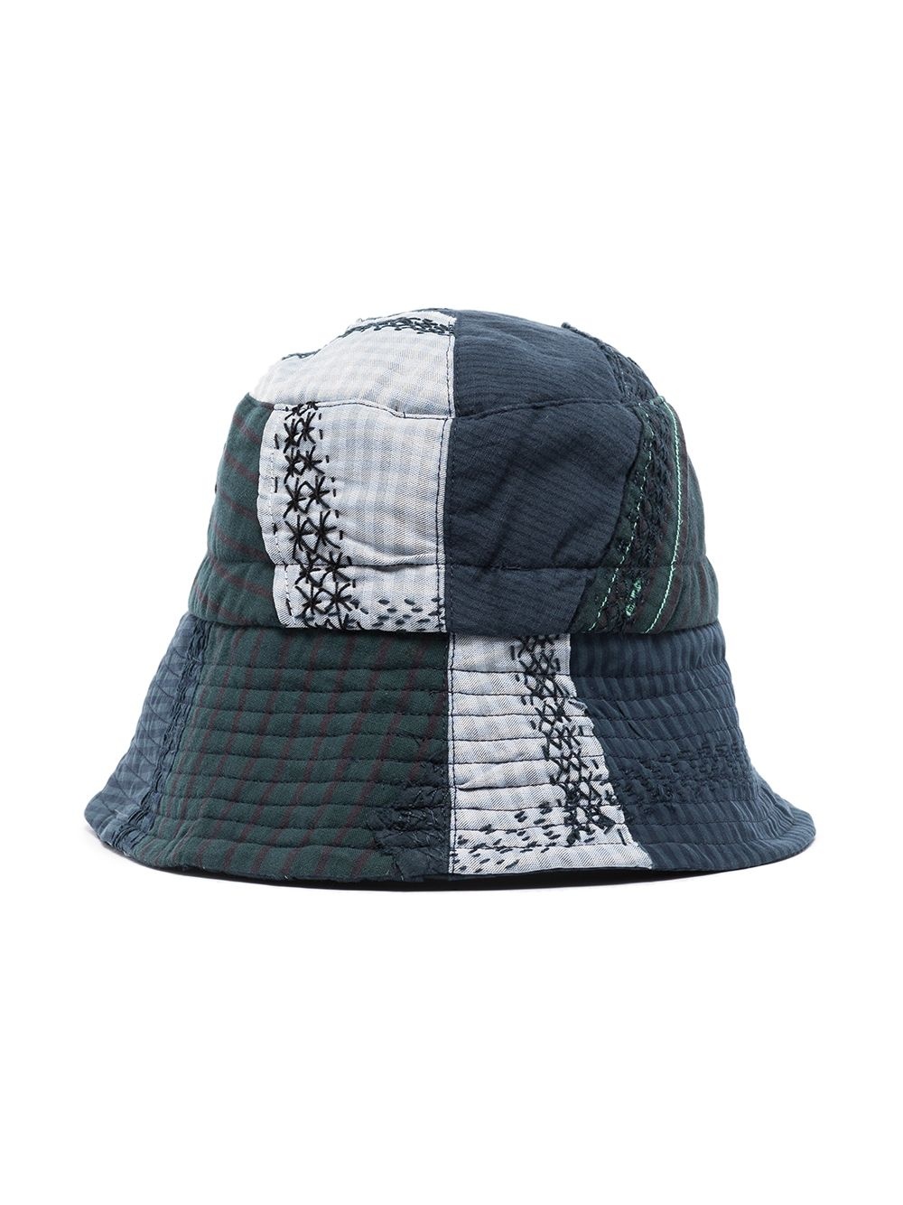 patchwork-design bucket hat - 4