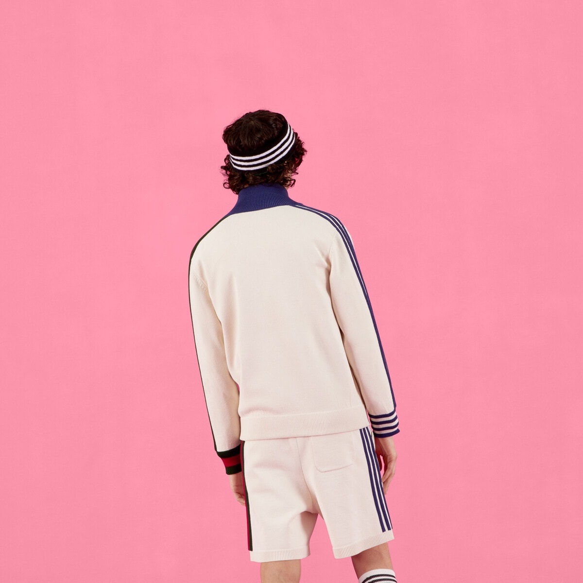 adidas x Gucci viscose zip-up jacket - 8