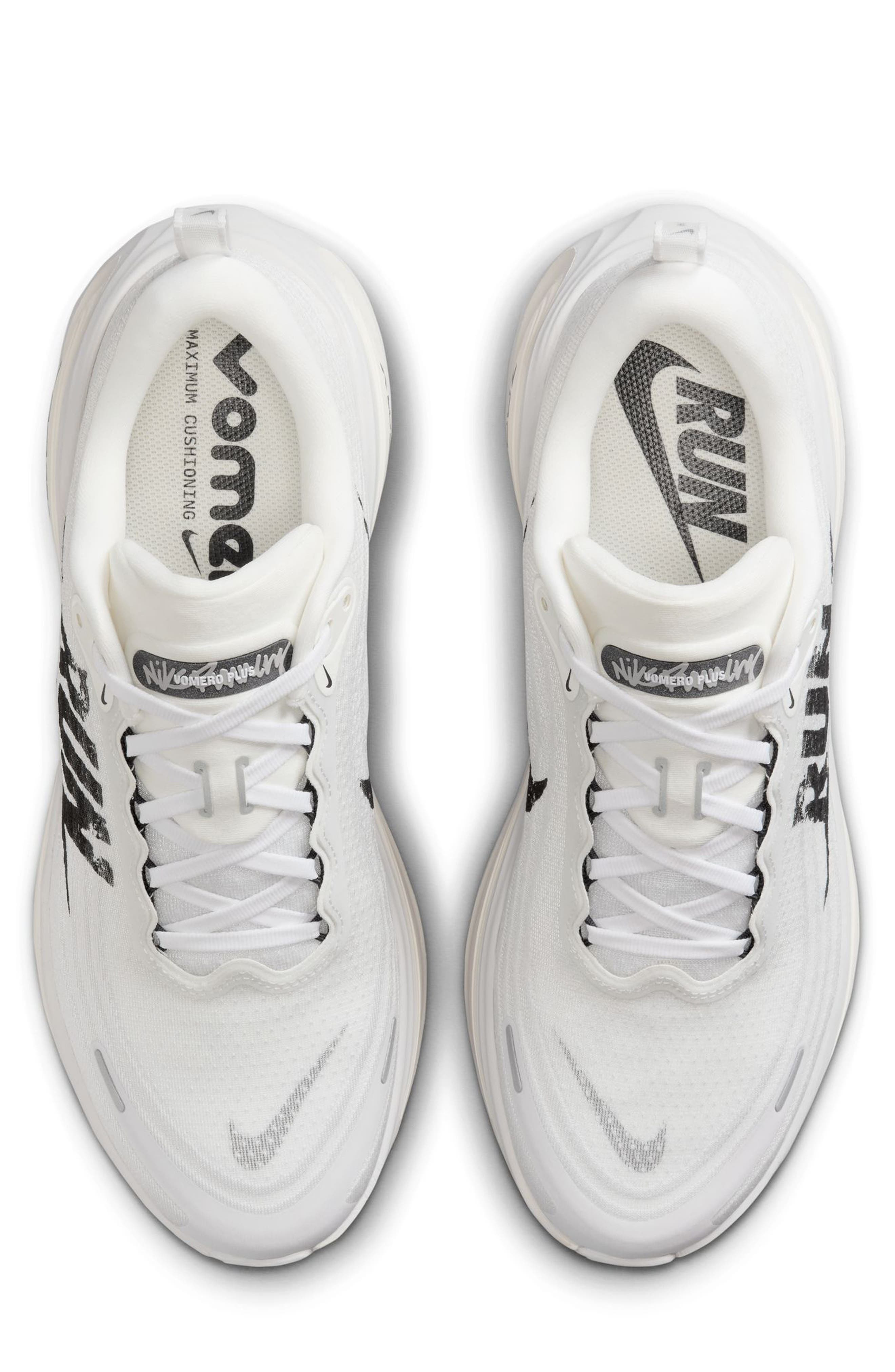 Nike Vomero Plus Run Running Shoe in Summit White/Black at Nordstrom - 3
