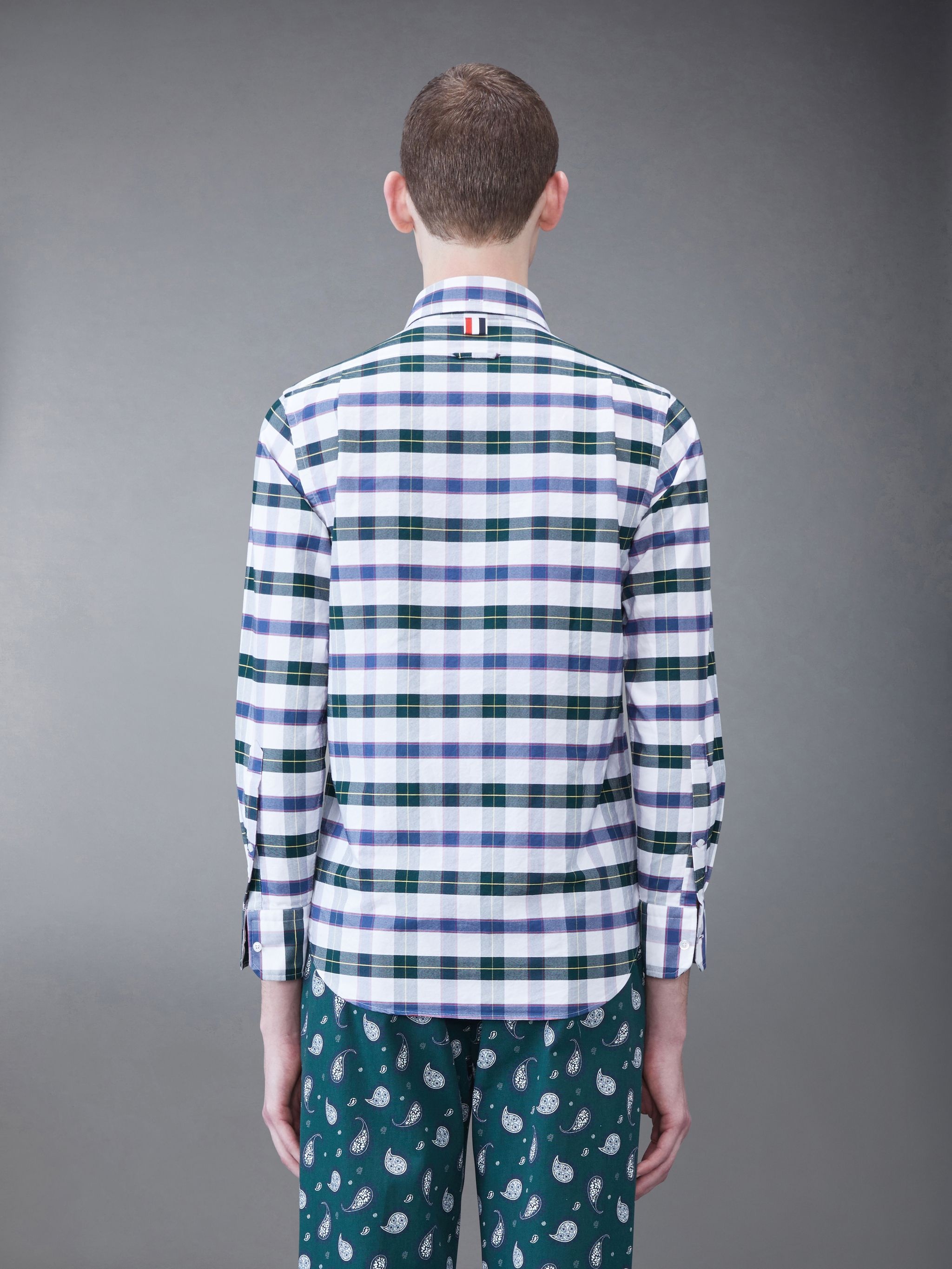 Tartan Oxford Straight Fit Shirt - 3
