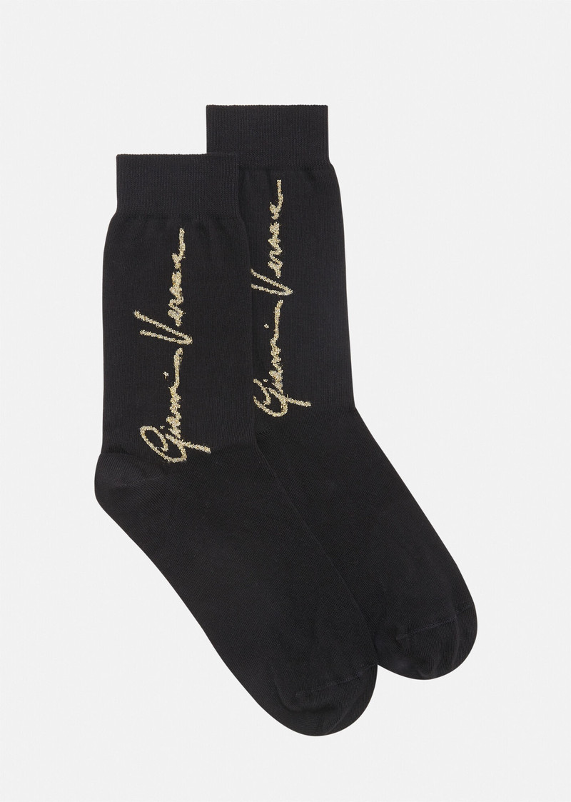 GV Signature Motif Jacquard Socks 1