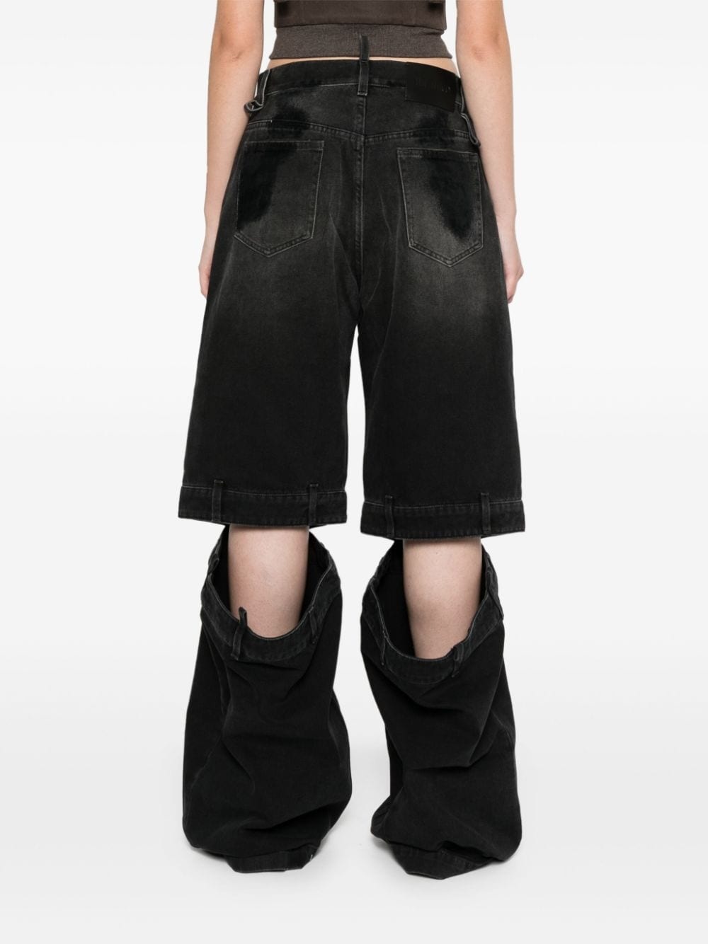 Lunghi high-rise wide-leg jeans - 4