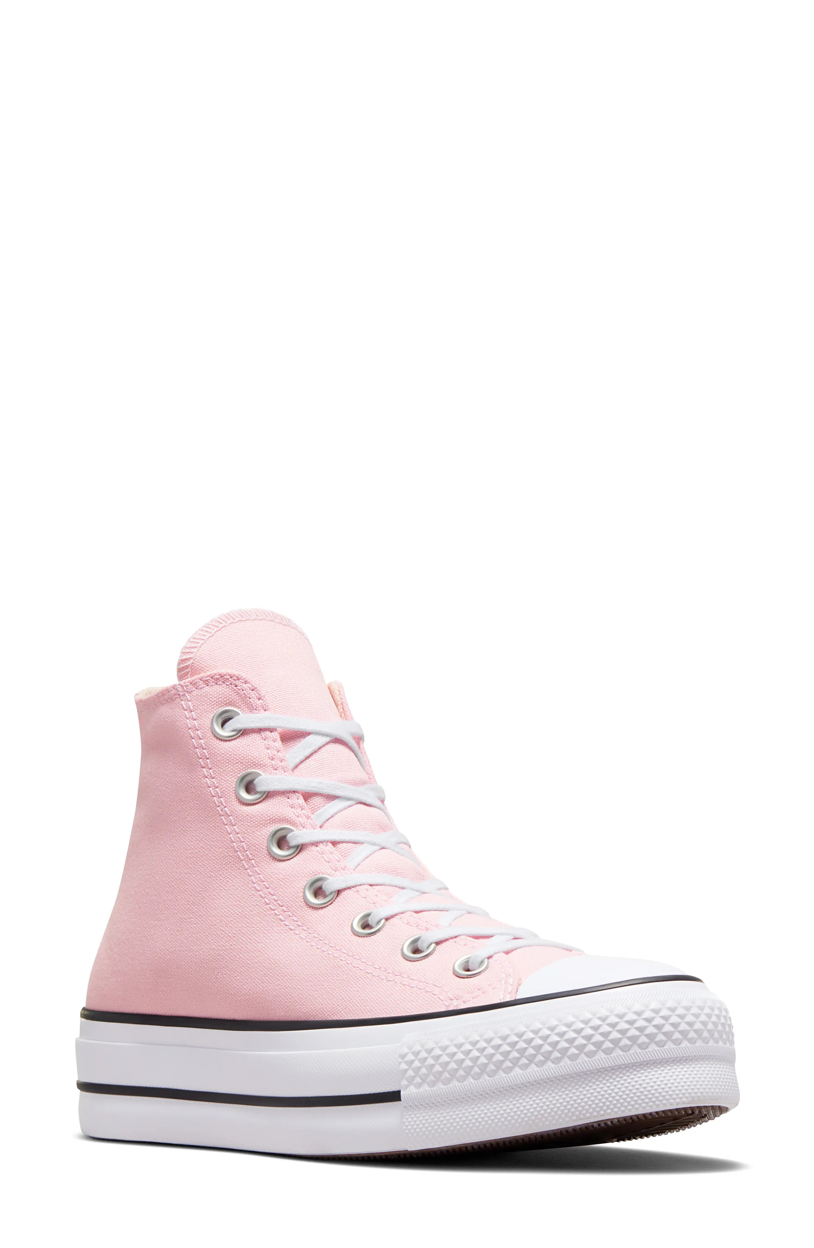 Chuck Taylor All Star Lift High Top Sneaker in Donut Glaze/White/Black - 1