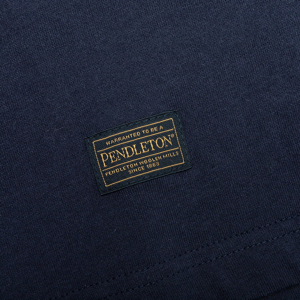 PENDLETON .CN .CO L/S TEE - NAVY - 7