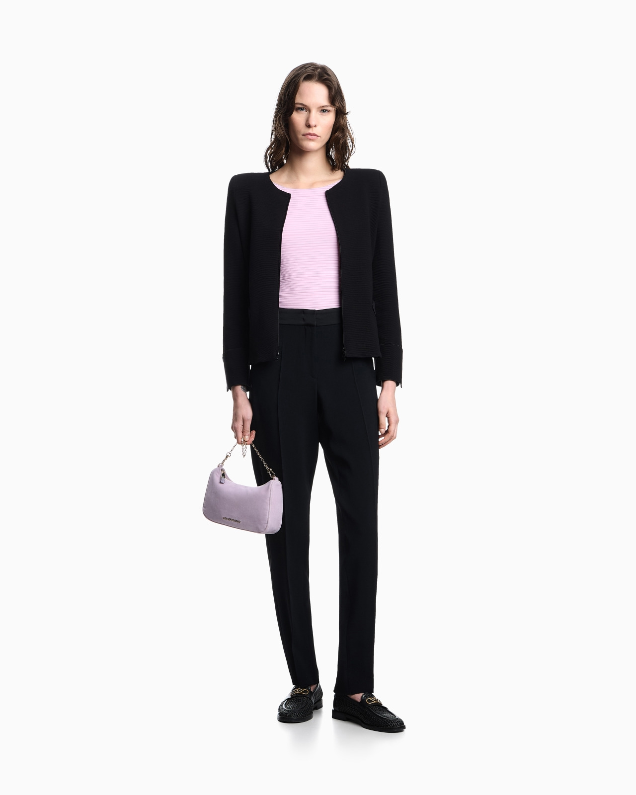 OTTOMAN JERSEY ZIP-UP JACKET - 2