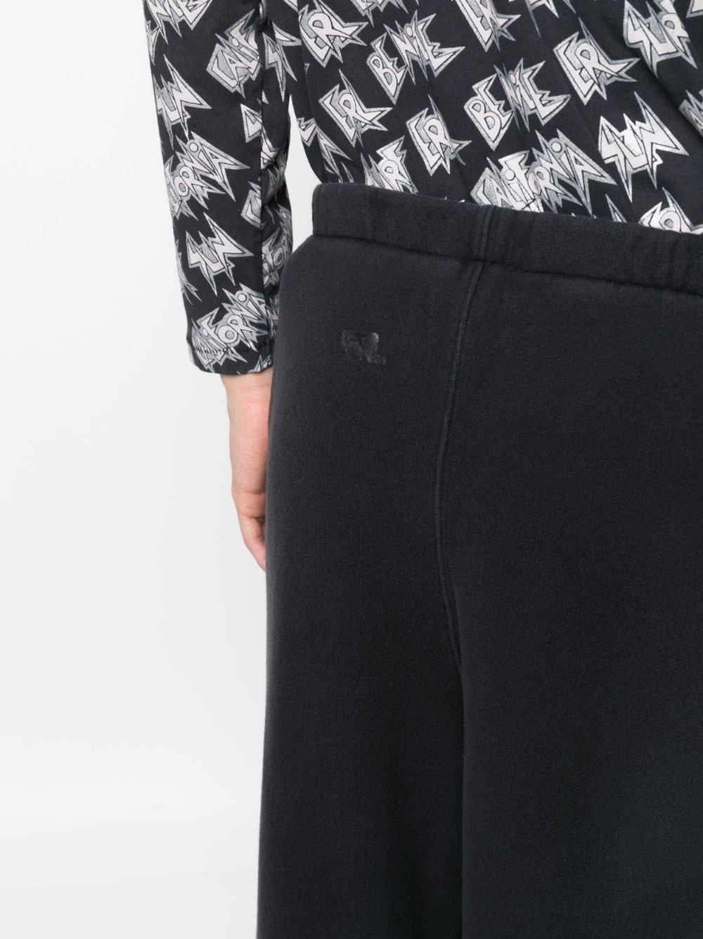 JERSEY-FLEECE COTTON TRACK PANTS - 5