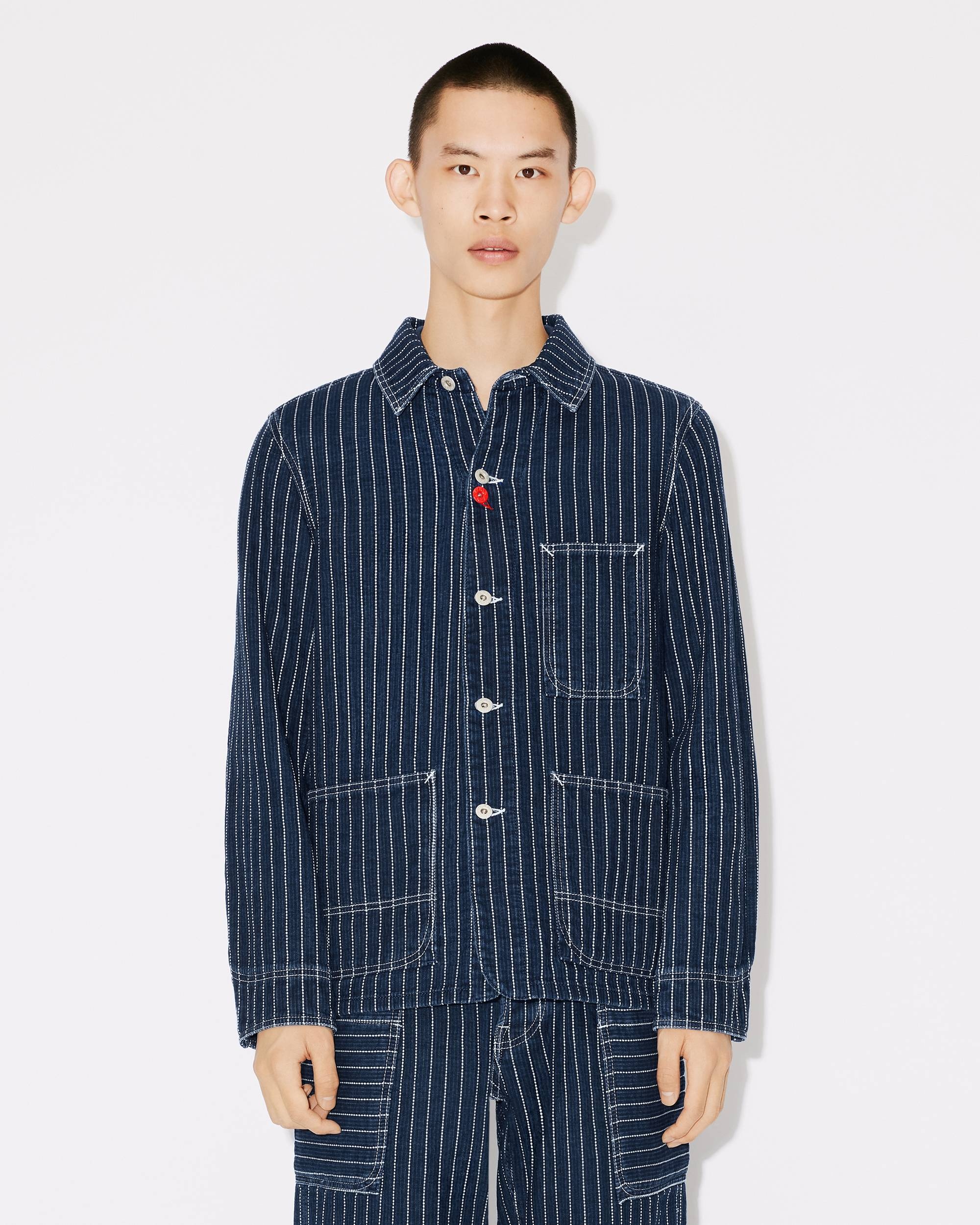 Straight denim workwear jacket - 4