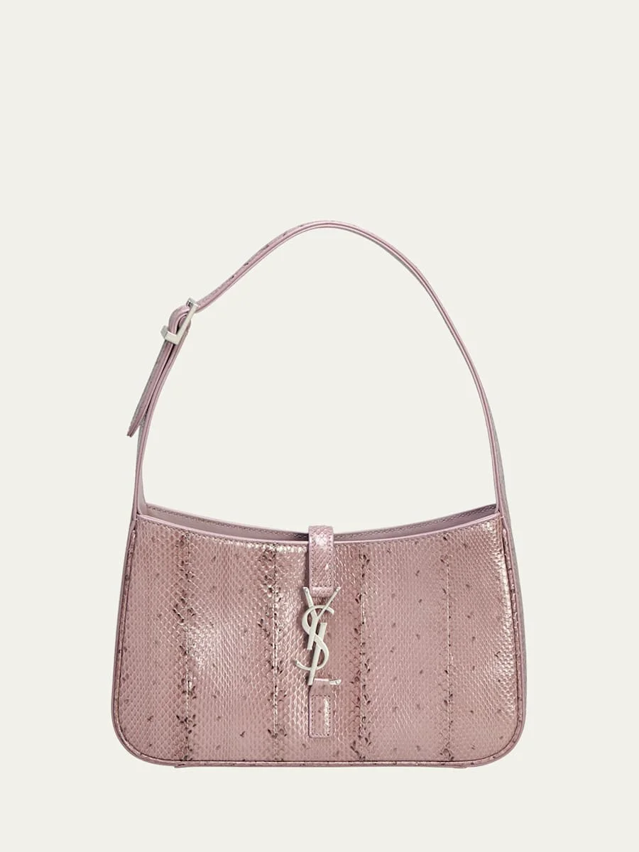 Le 5 A 7 YSL Snakeskin Shoulder Bag - 1