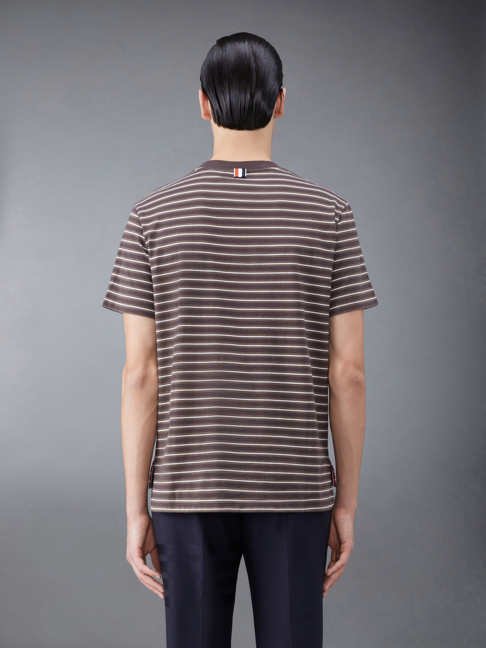 Stripe Jersey Short Sleeve Tee - 2