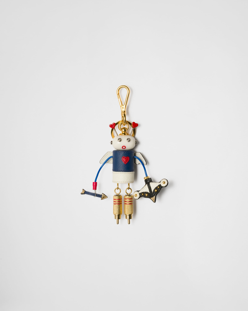 Cupido Saffiano Leather Keychain Trick 1