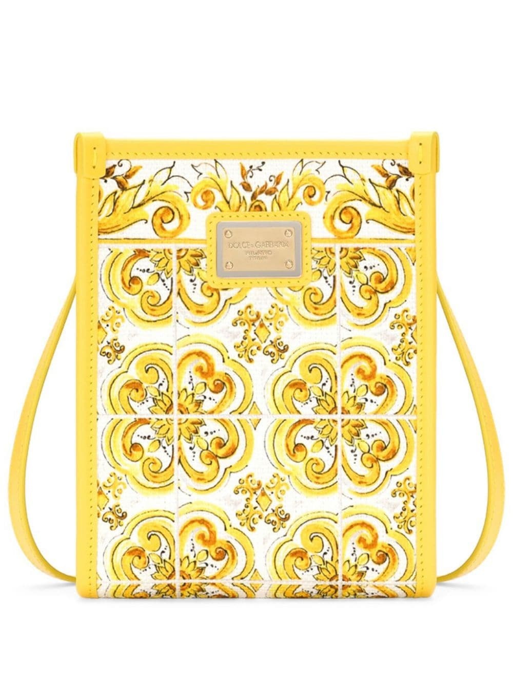 Majolica-print cross body bag - 1